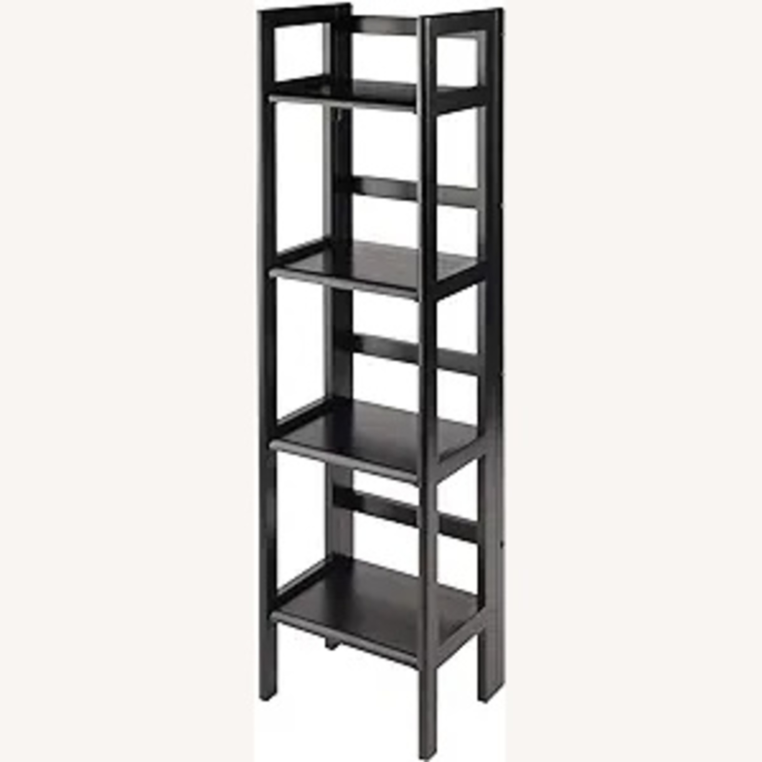 Black Open Bookcase - image-4