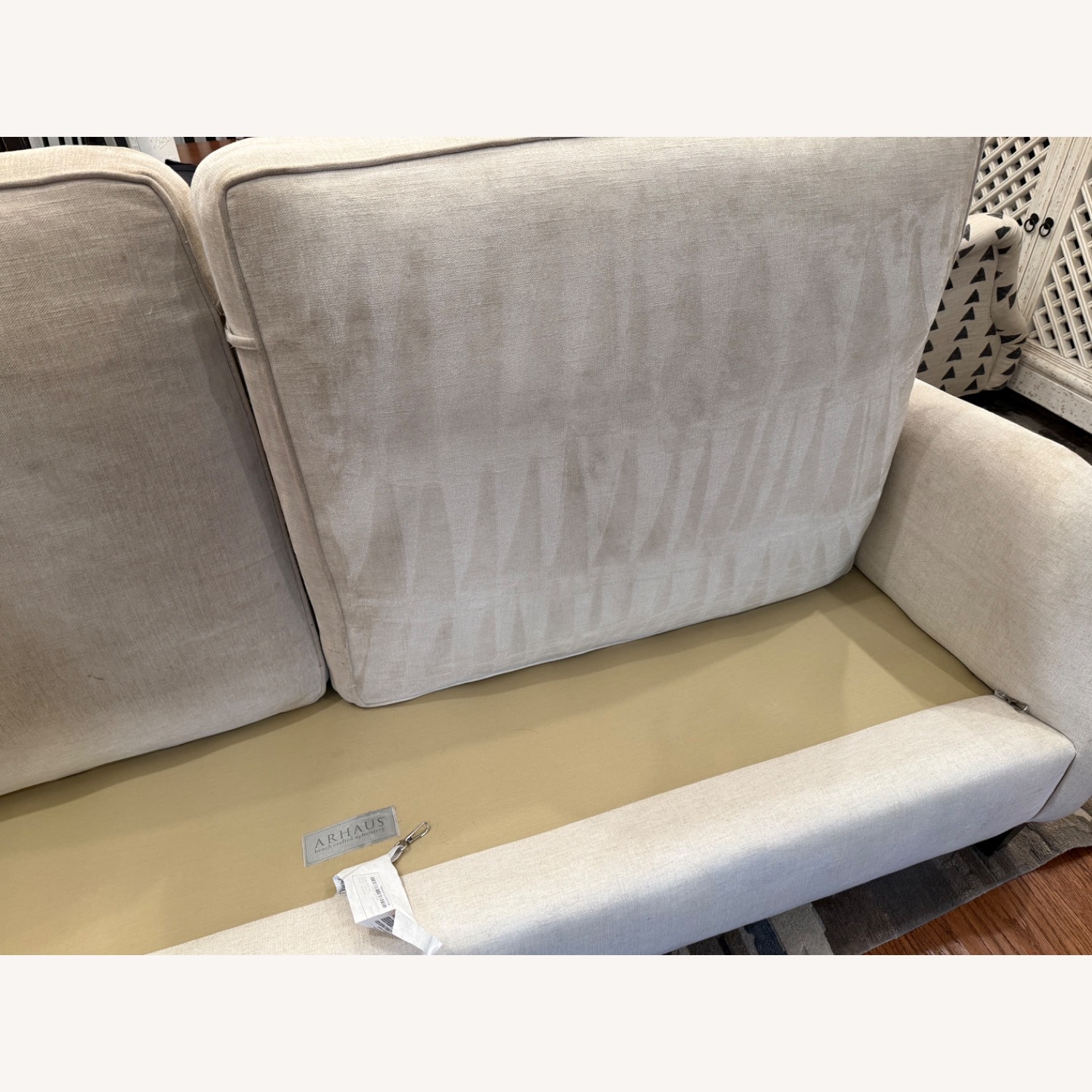 Arhaus Cambridge White 2-cushion Sofa - image-6