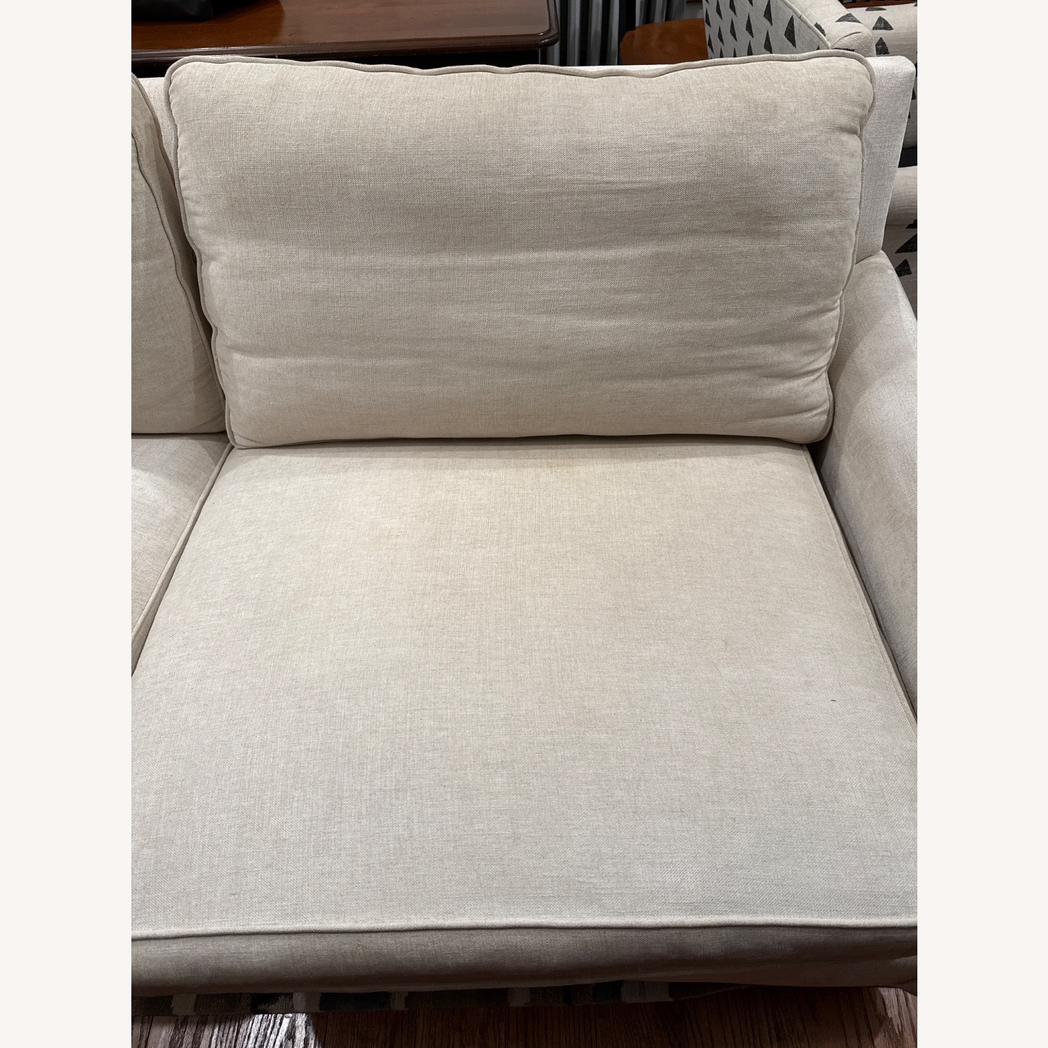 Arhaus Cambridge White 2-cushion Sofa - image-2