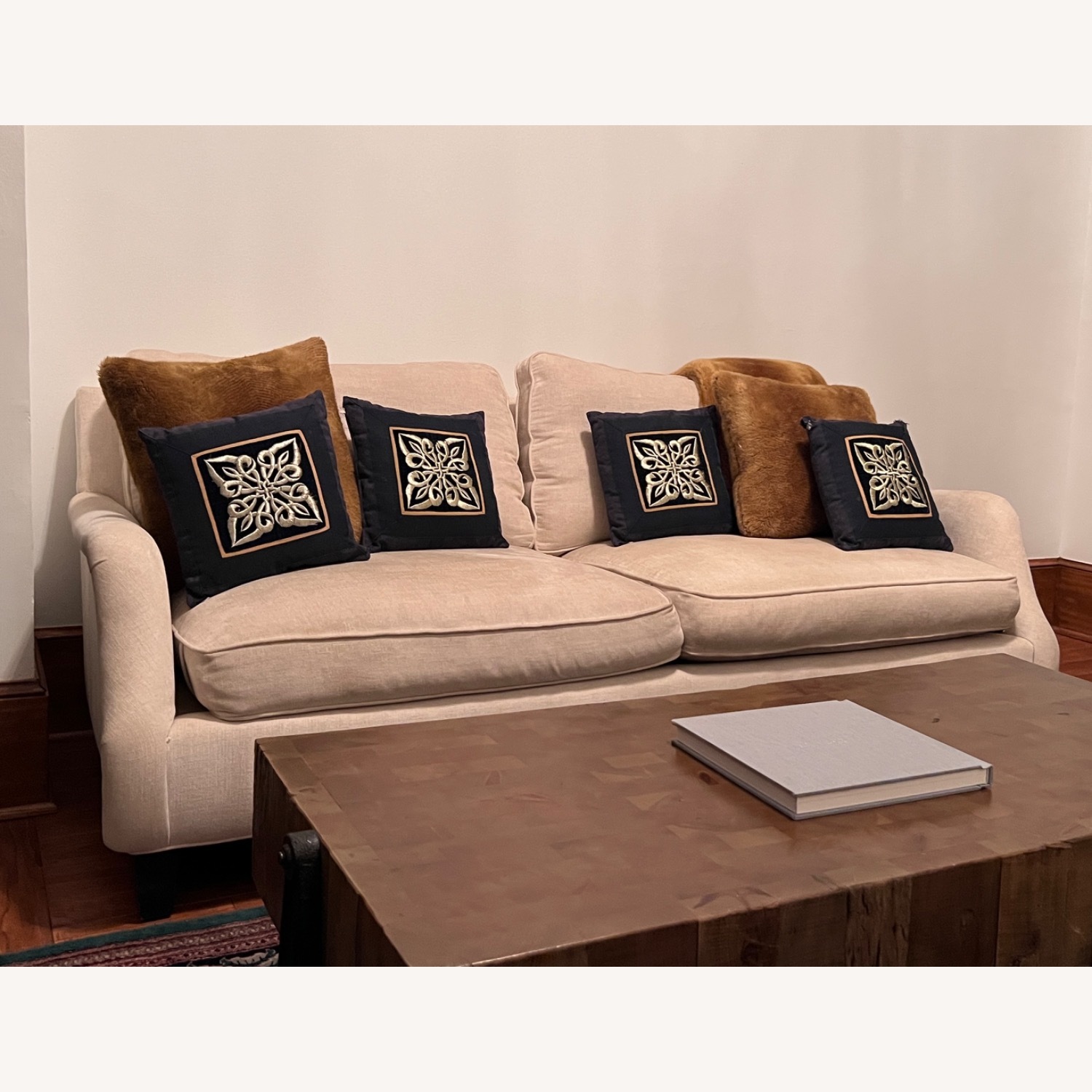 Arhaus Cambridge White 2-cushion Sofa - image-1