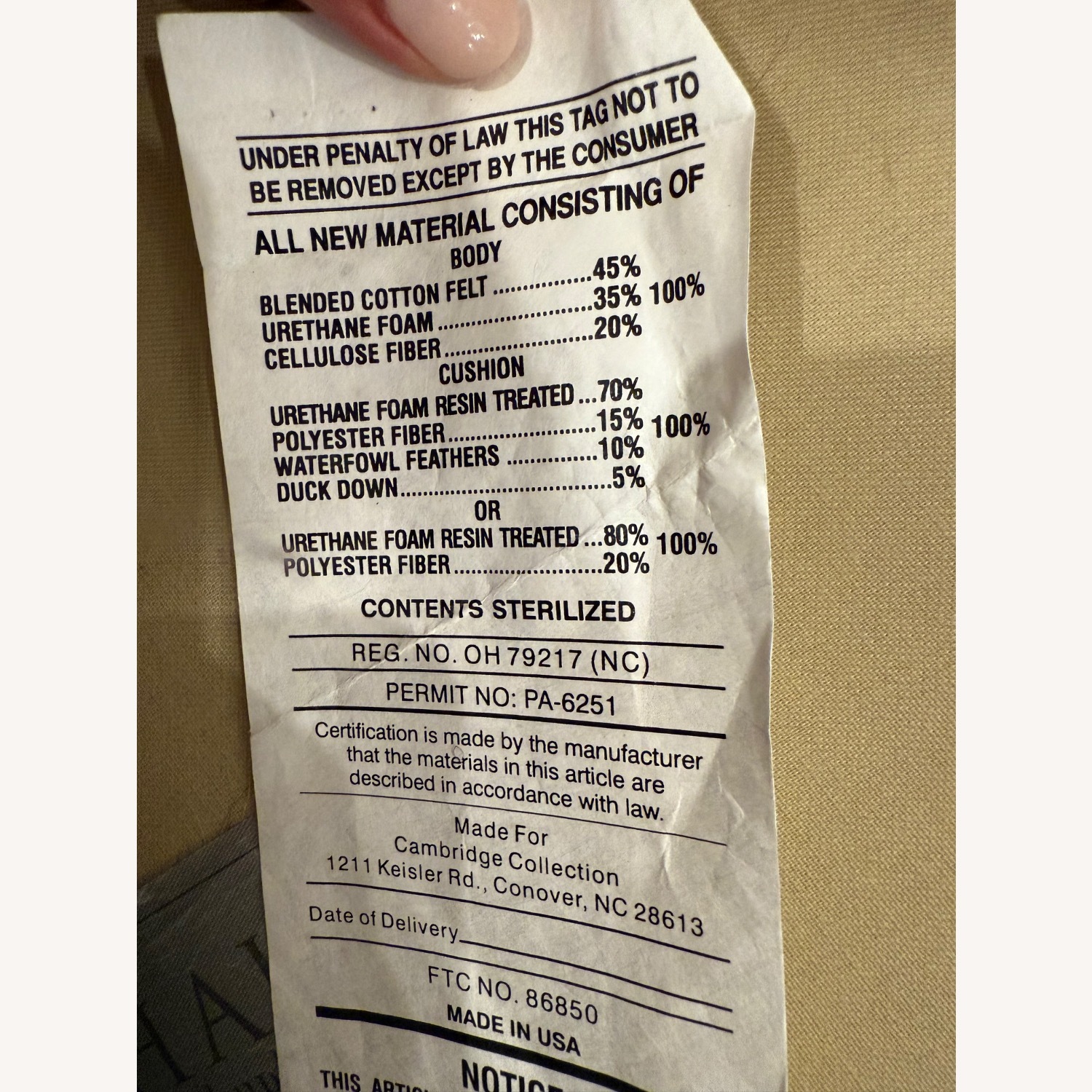 Arhaus Cambridge White 2-cushion Sofa - image-5