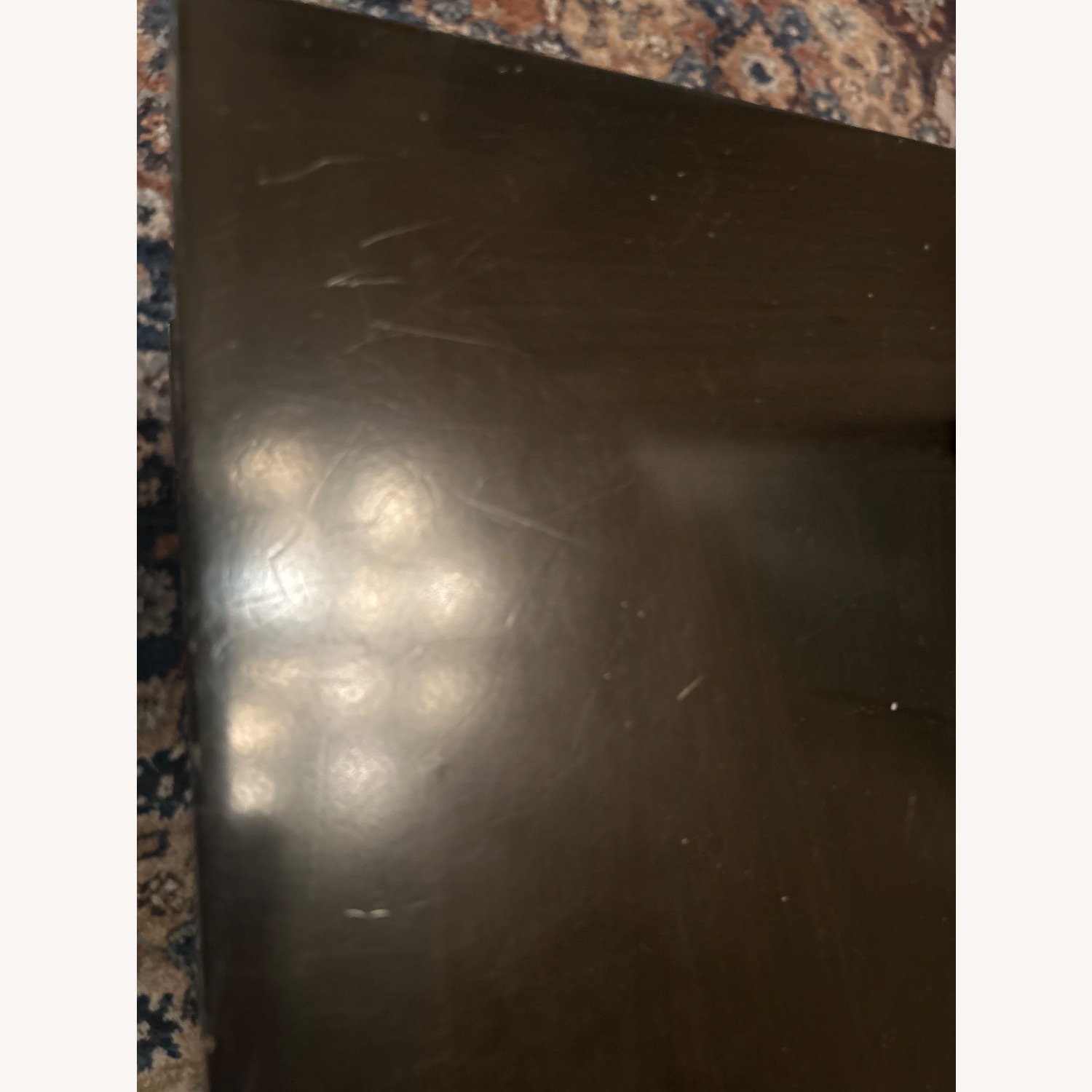 Hardwood Black Coffee Table with storage - image-6