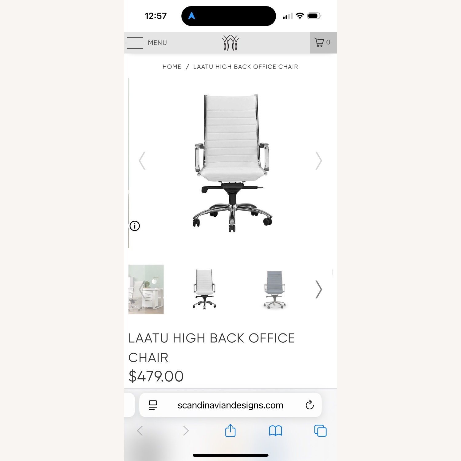 Scandinavian Designs LAATU HB Office Chair - image-4