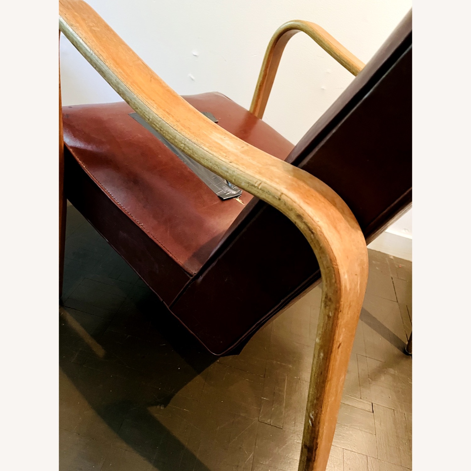 Vintage Thonet Deco Style Lounge Chair 1950s - image-5