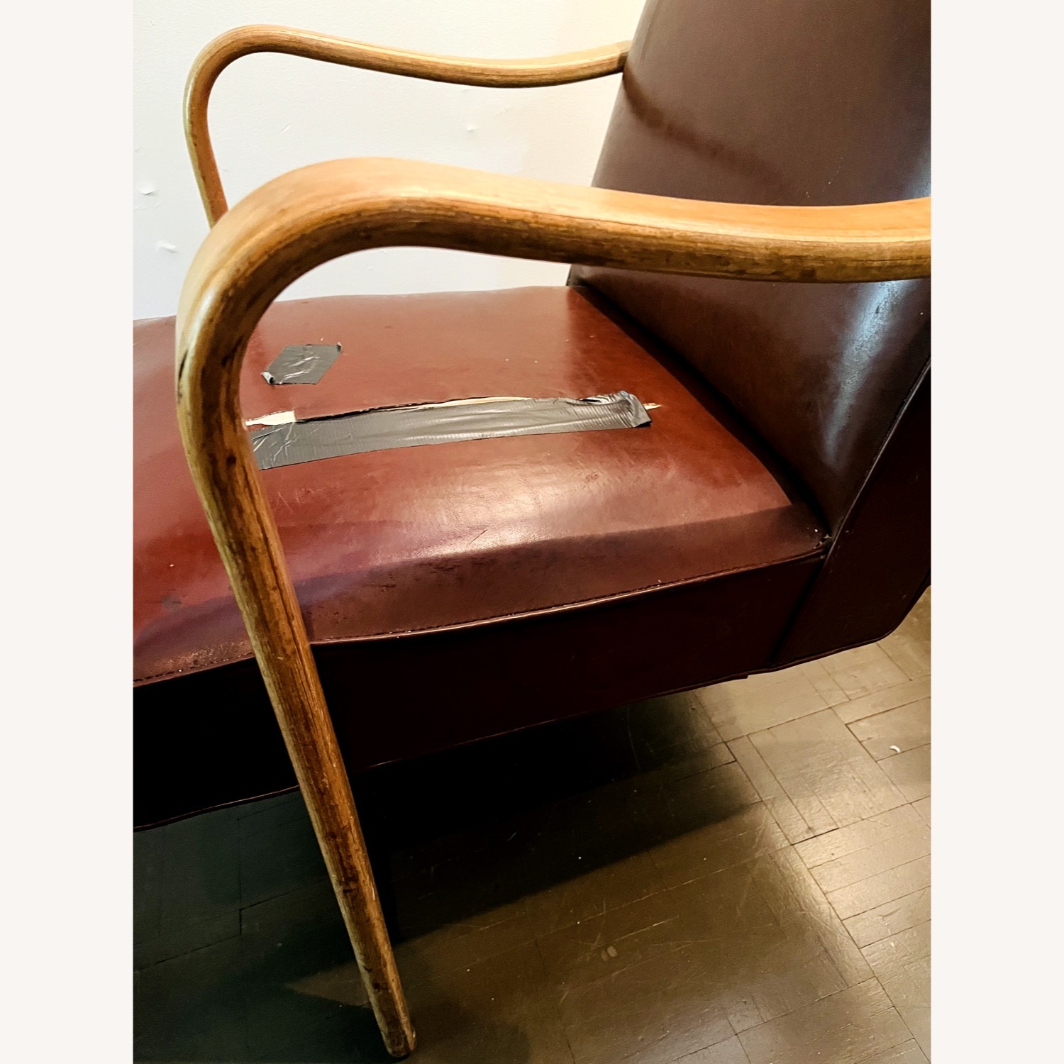 Vintage Thonet Deco Style Lounge Chair 1950s - image-6