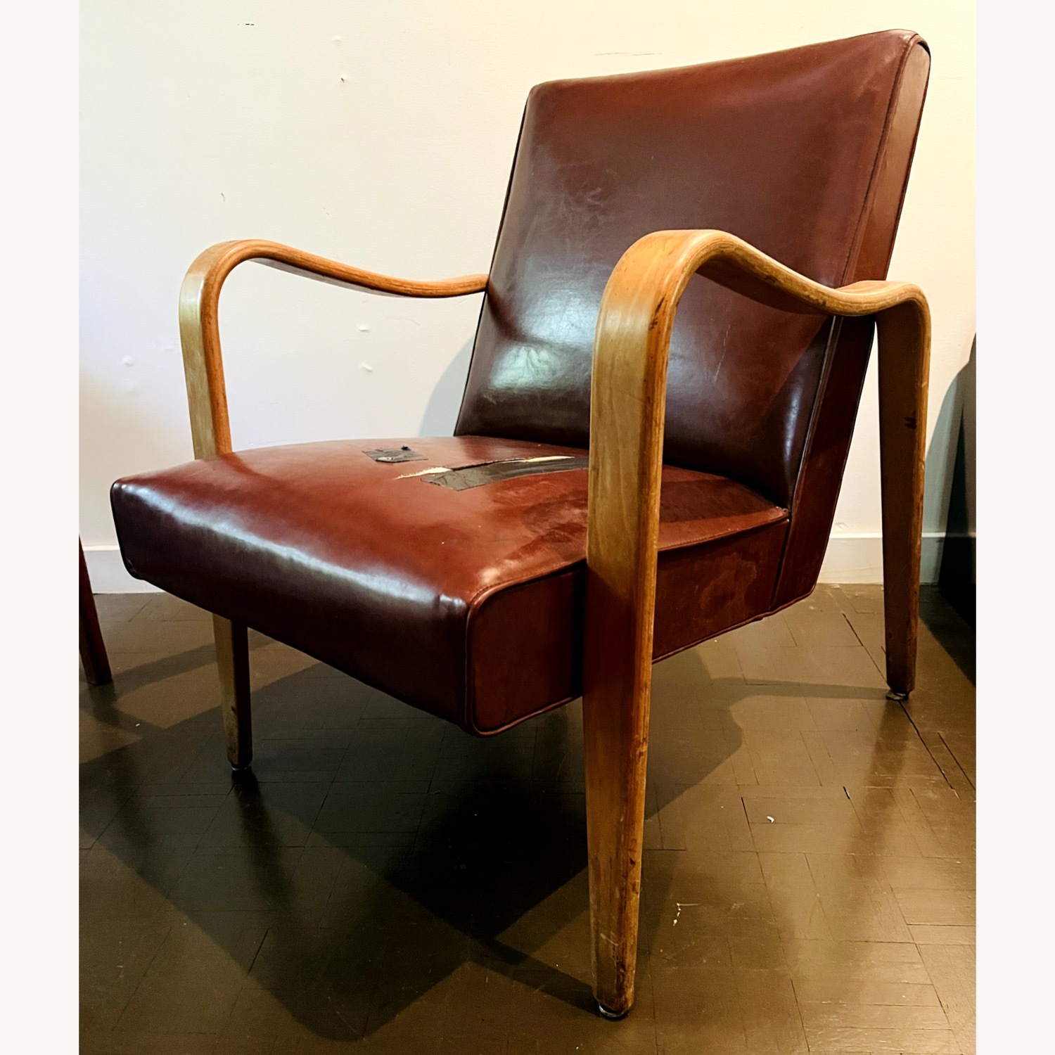 Vintage Thonet Deco Style Lounge Chair 1950s - image-2