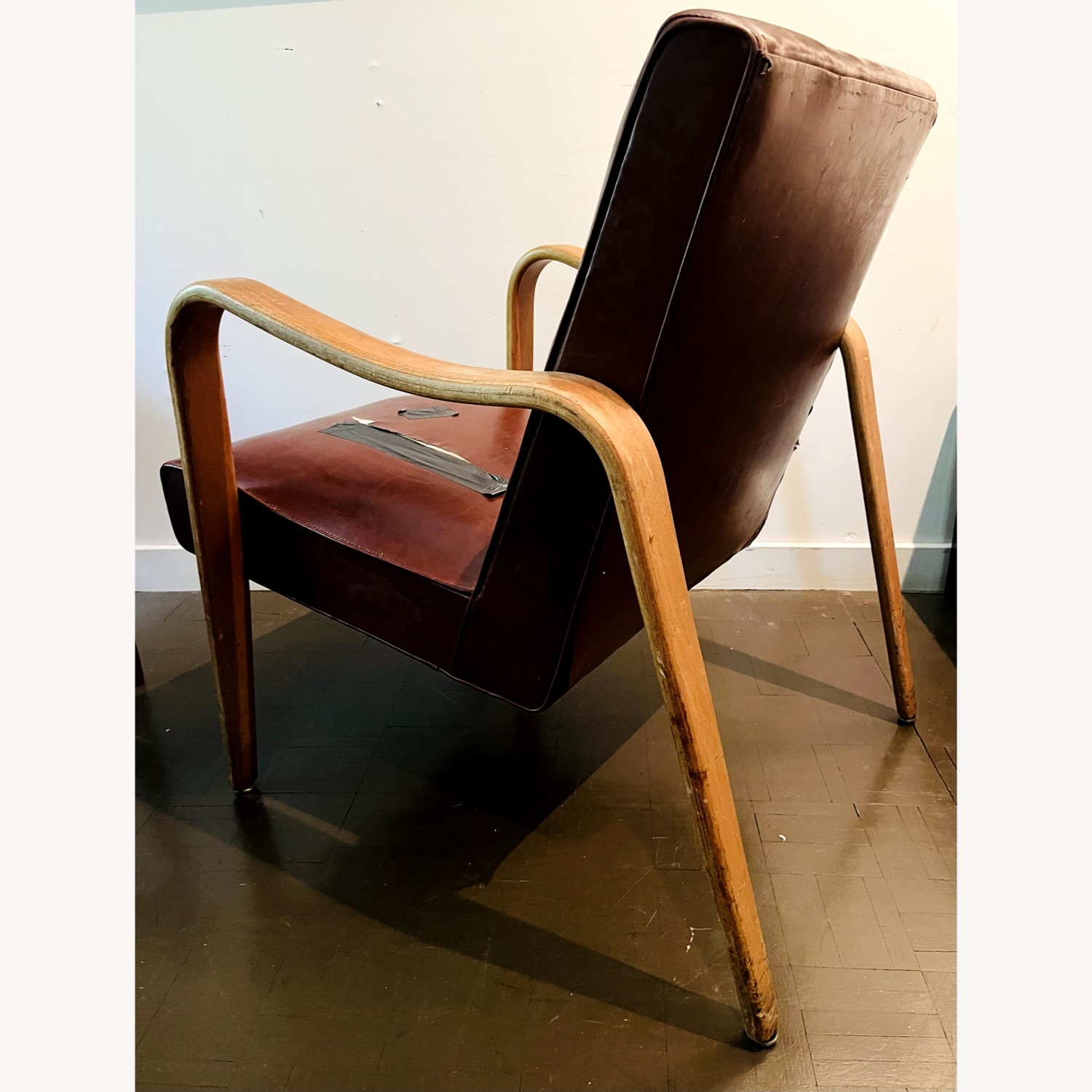 Vintage Thonet Deco Style Lounge Chair 1950s - image-4