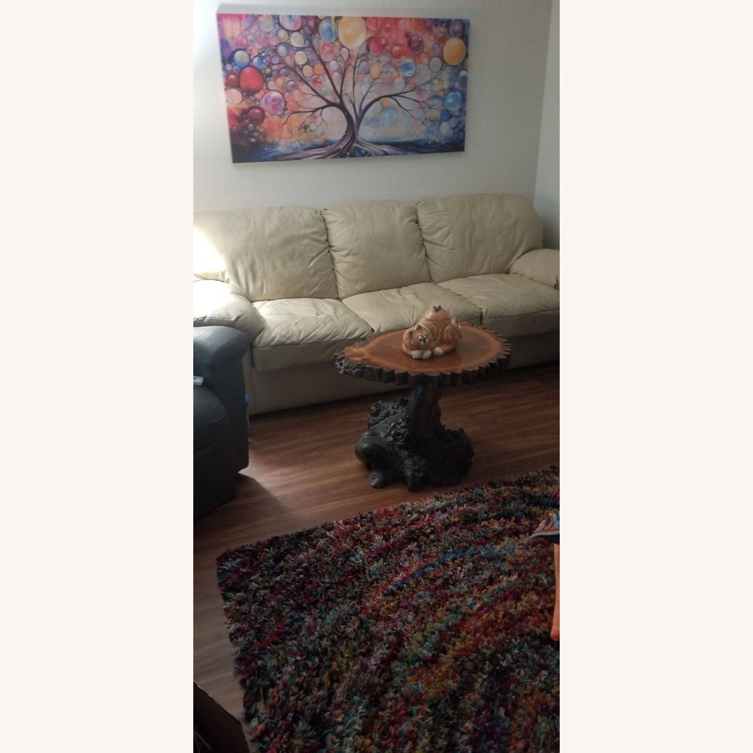 American Leather Queen Size Leather Sofa Sleeper - image-2