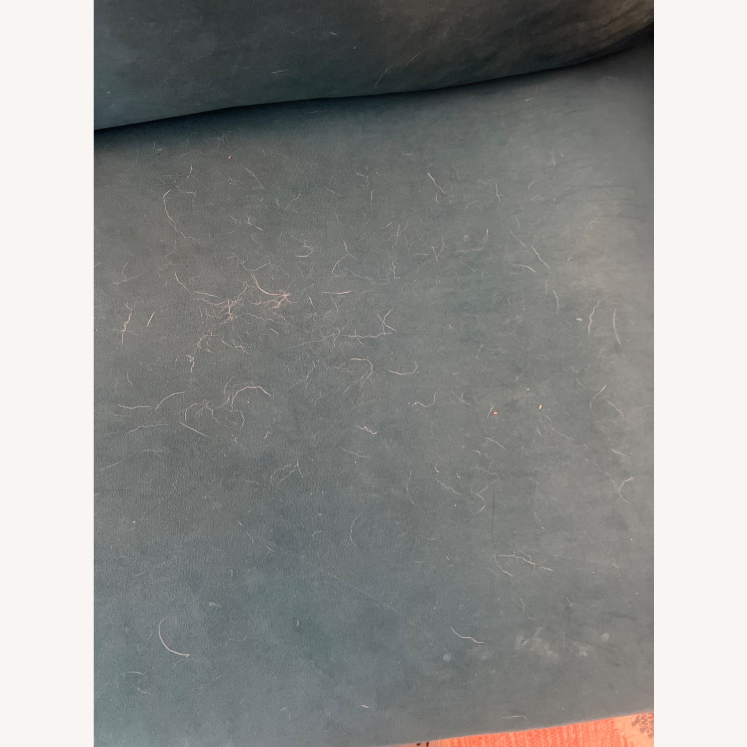 Wayfair Teal Velvet Loveseat - image-4