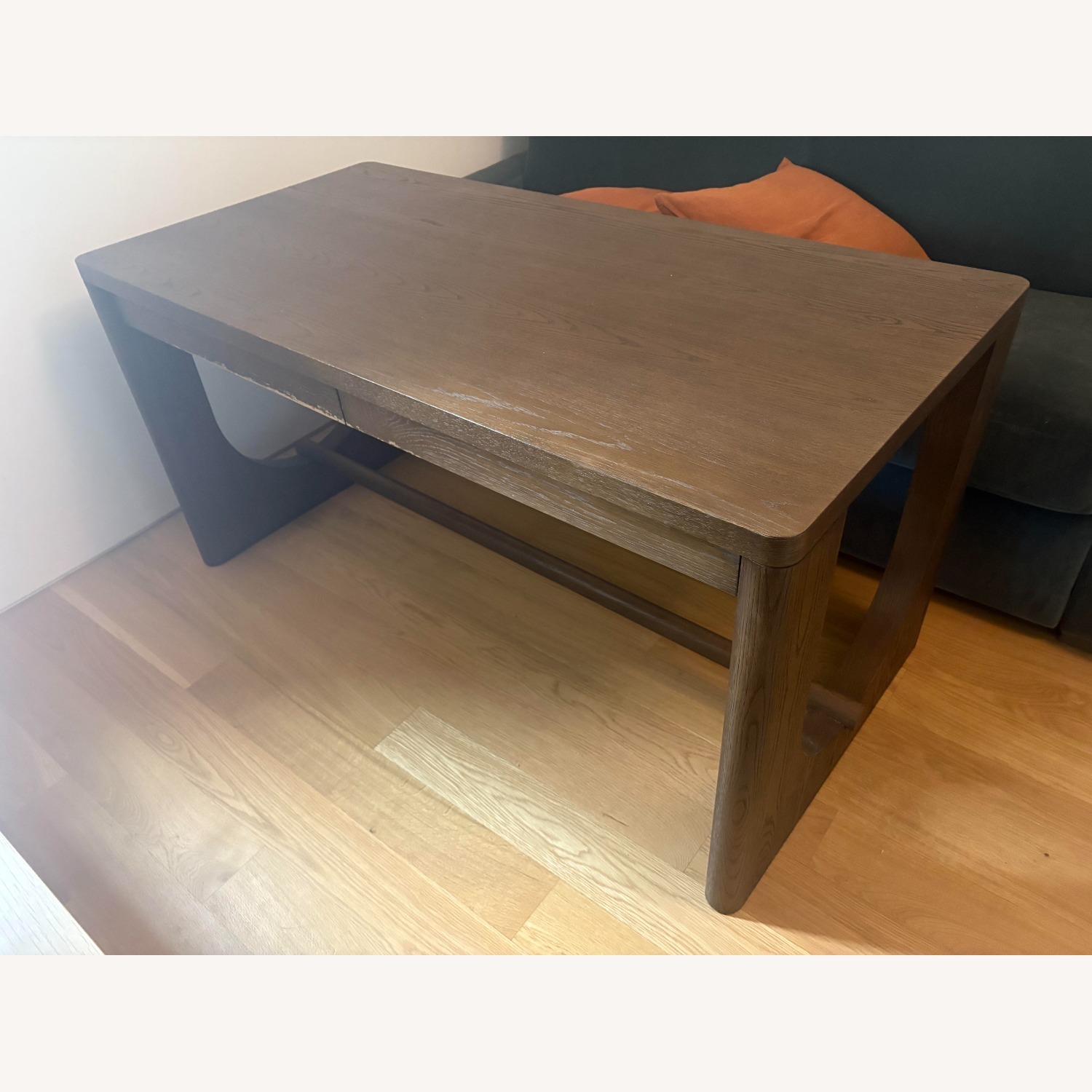 RH Breton Desk - Brown Oak - image-4