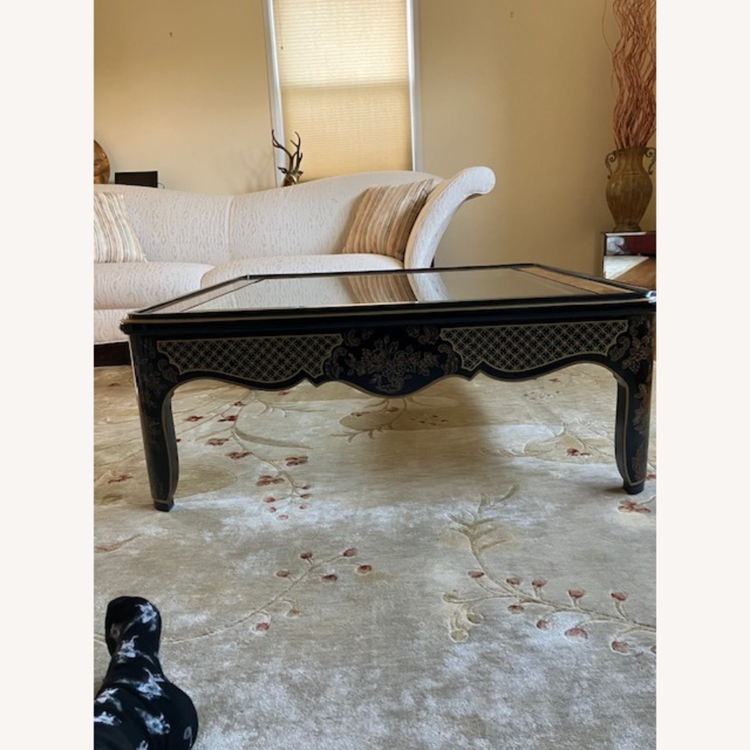 Large Square Drexel Heritage Coffee Table - image-2