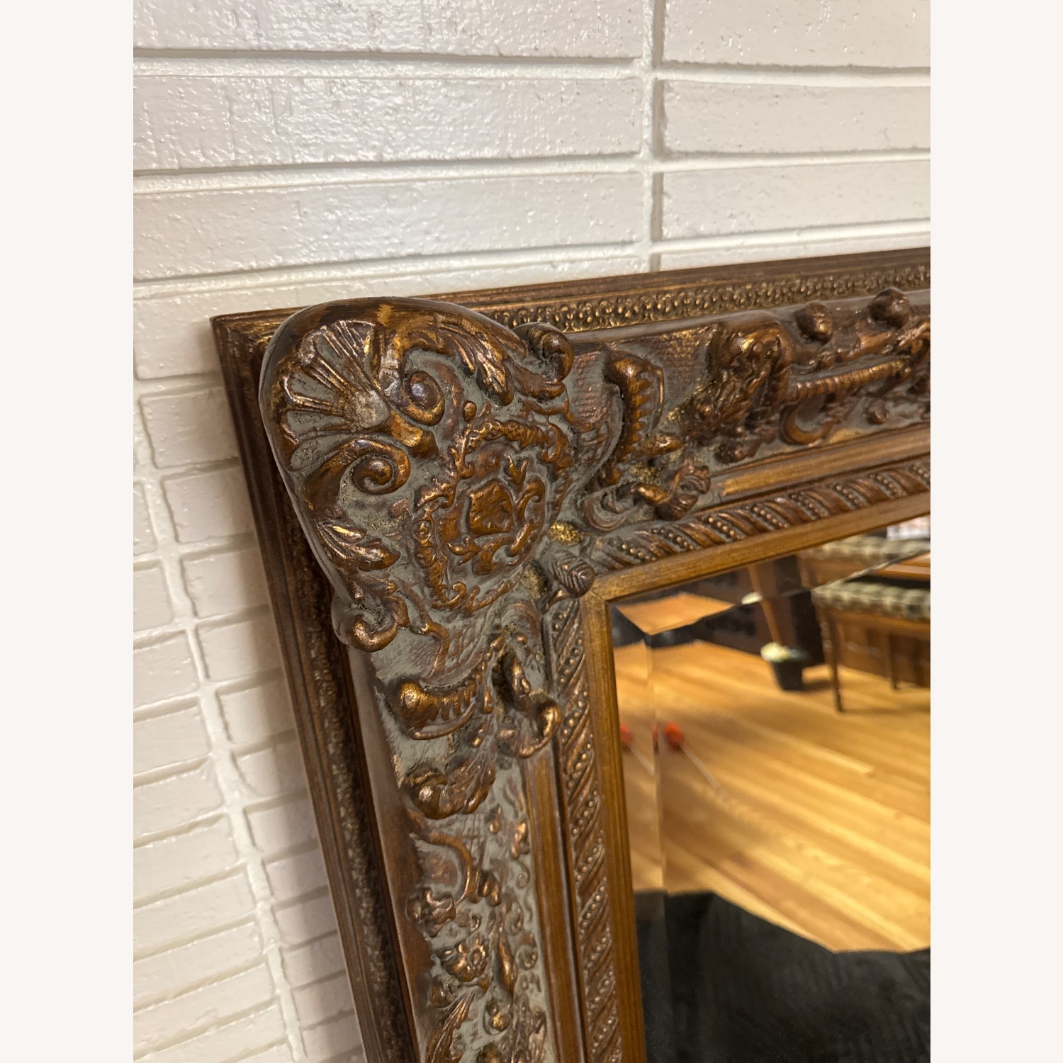 Wood Frame Mirror - image-2