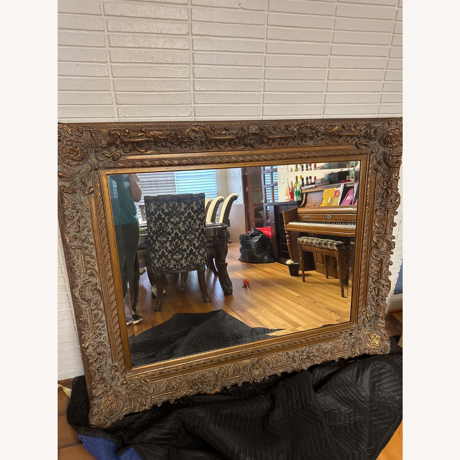 Wood Frame Mirror - image-3