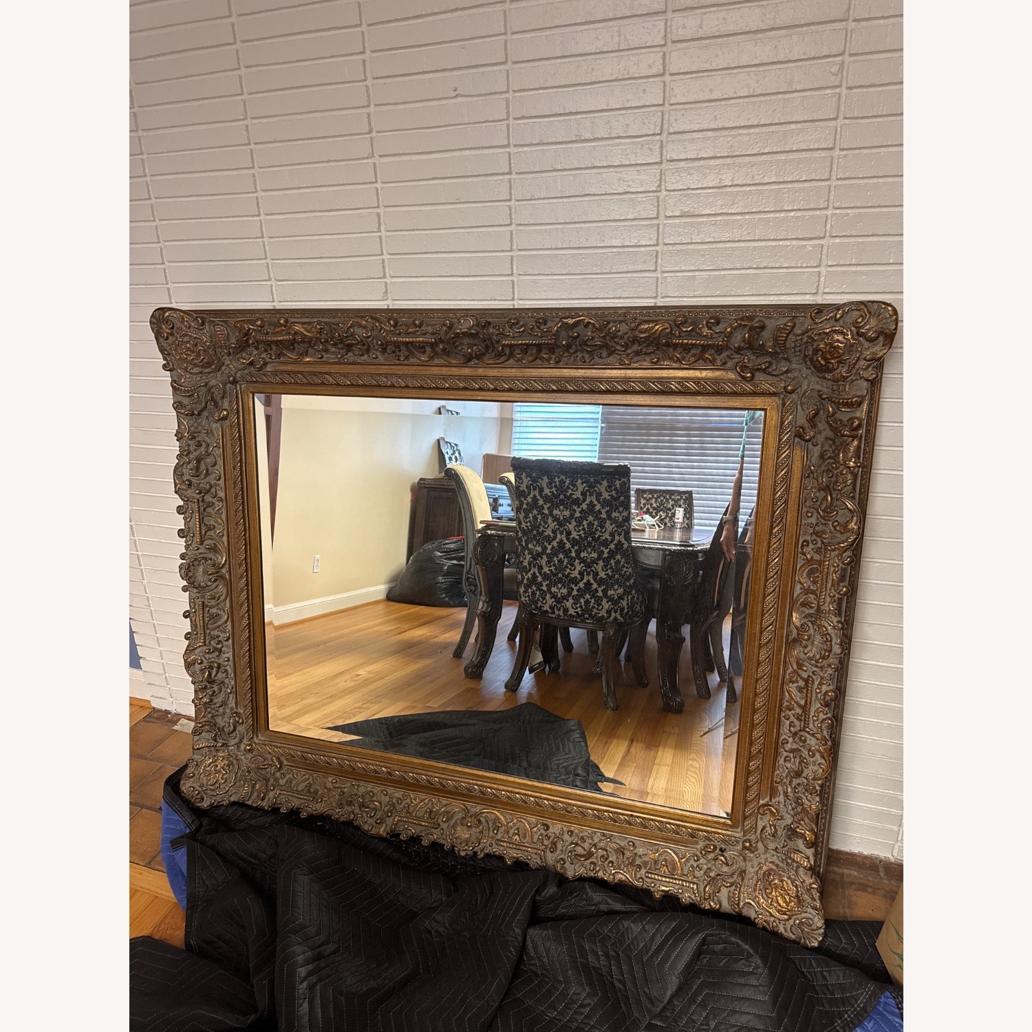 Wood Frame Mirror - image-1