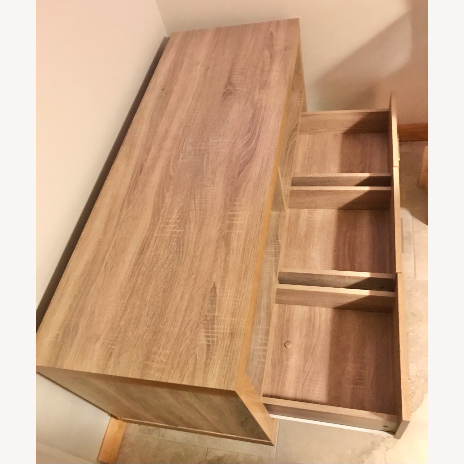 Monarch Furniture Delman TV Stand in Natural - image-2