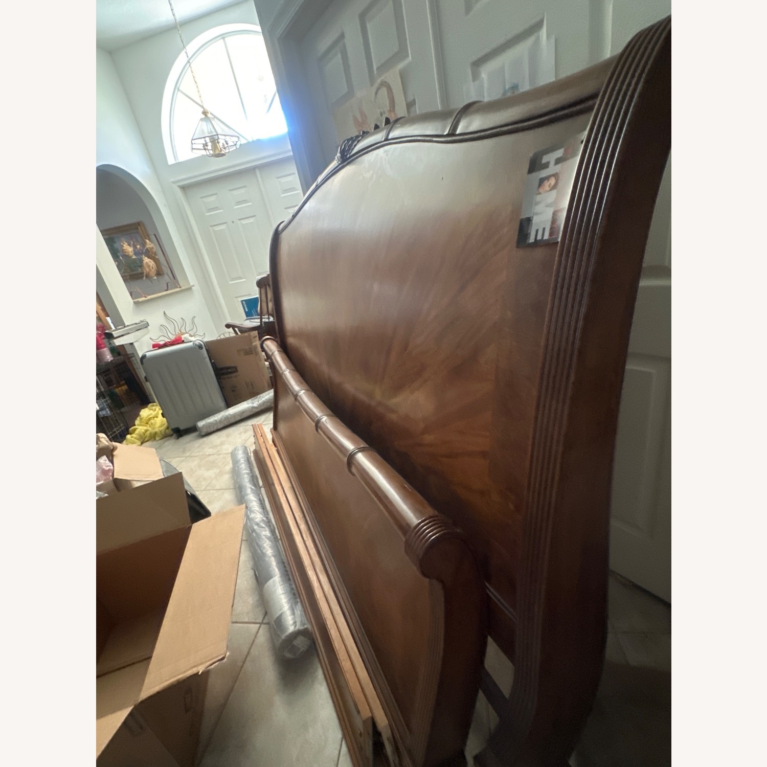 King size Slay Bed Head and Footboards - image-1