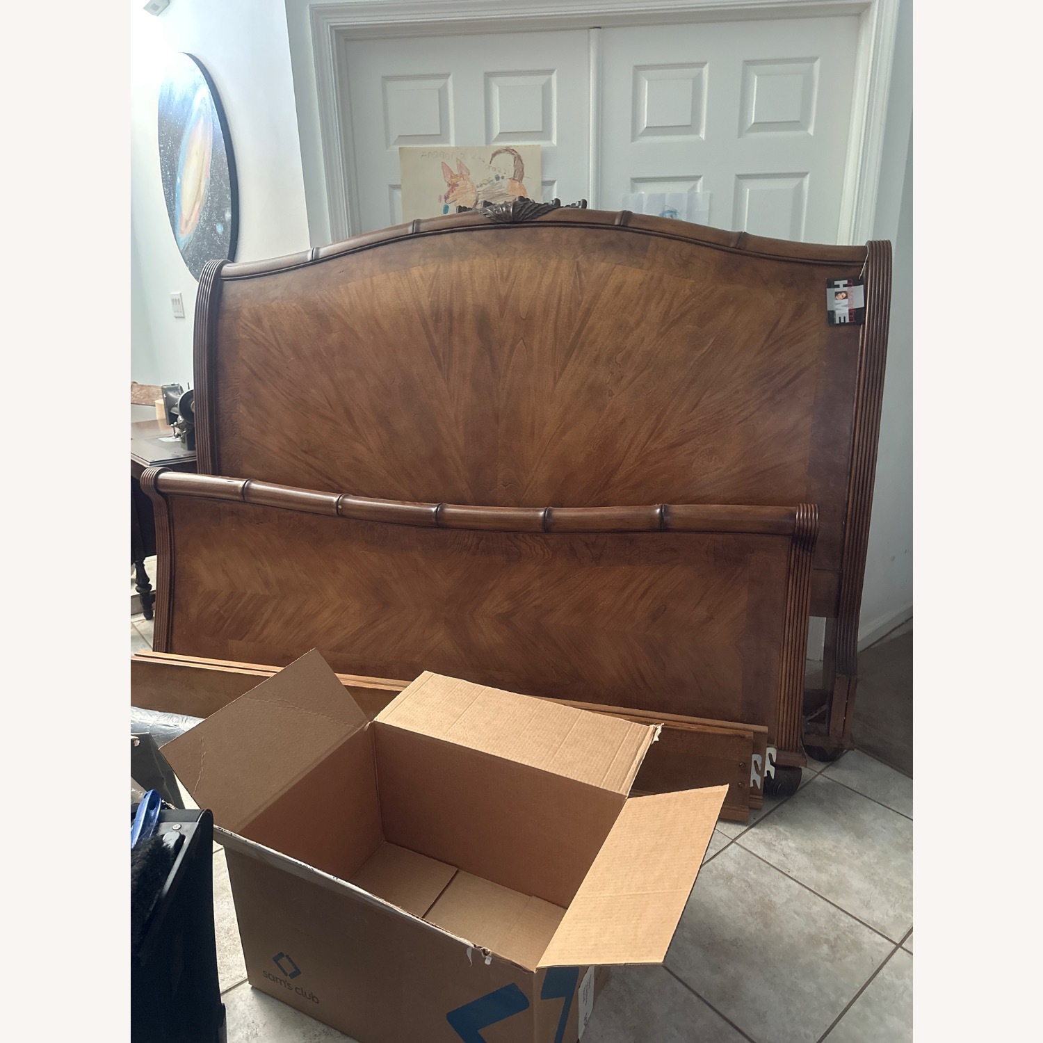 King size Slay Bed Head and Footboards - image-4