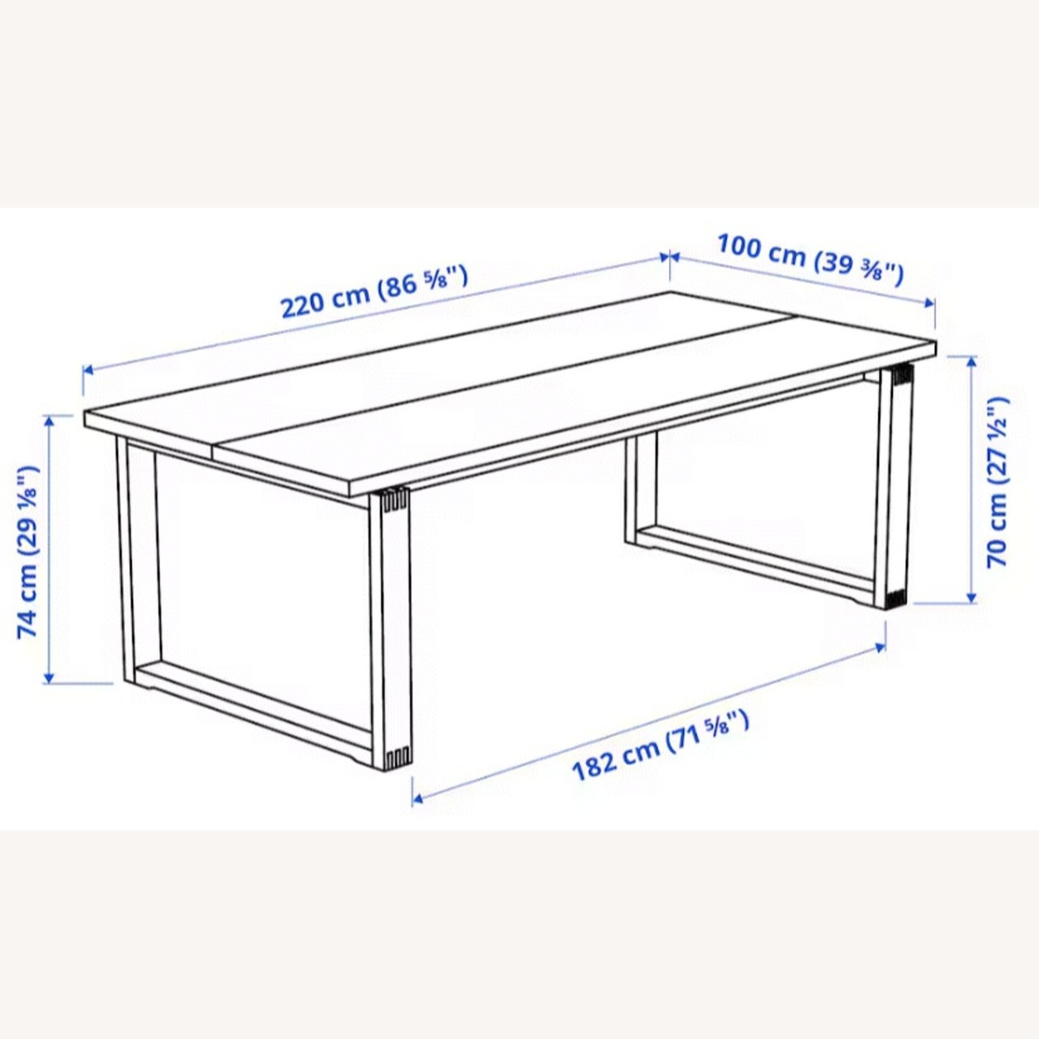 IKEA MÖRBYLÅNGA Table - image-4