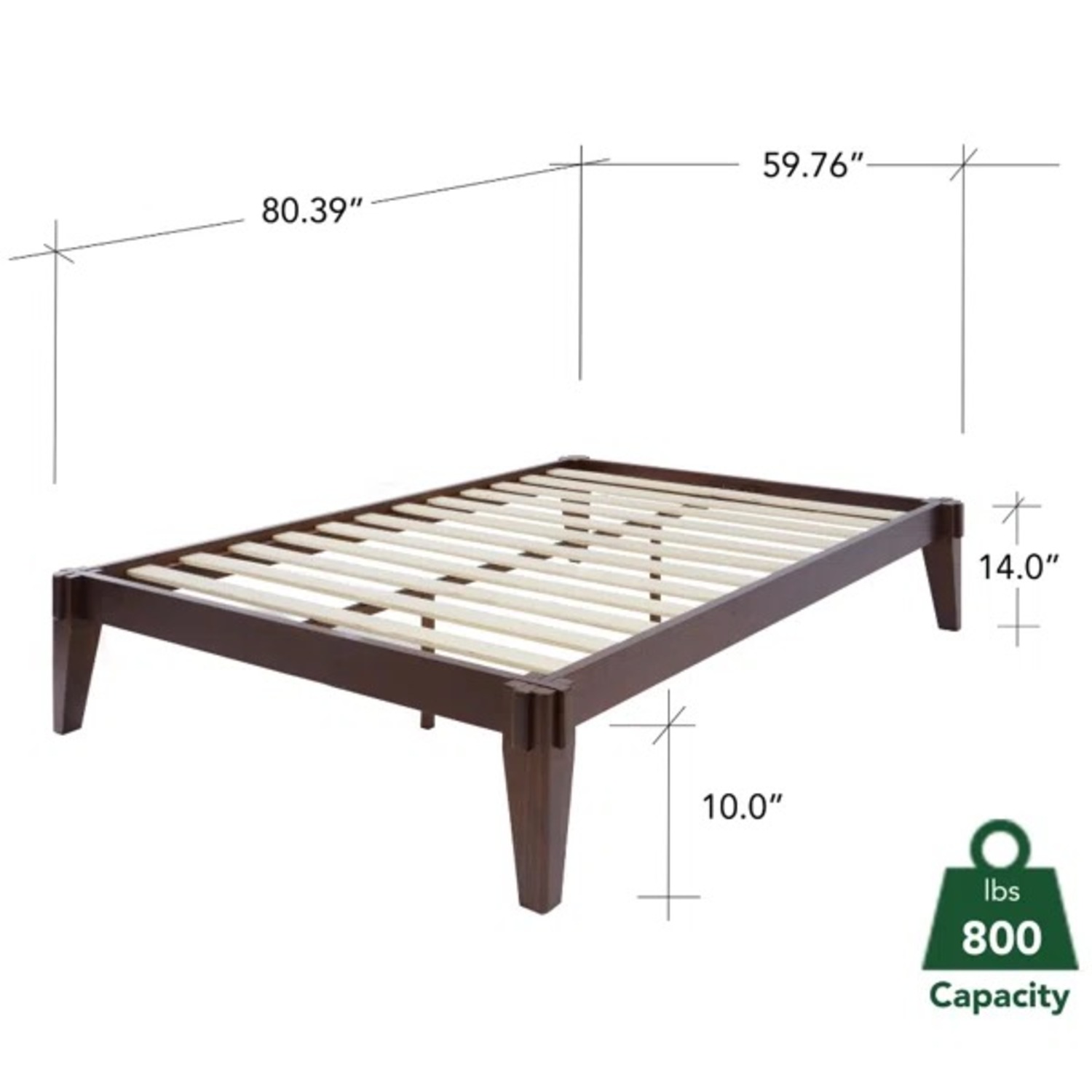 Stylish Full Bed Frame - image-7