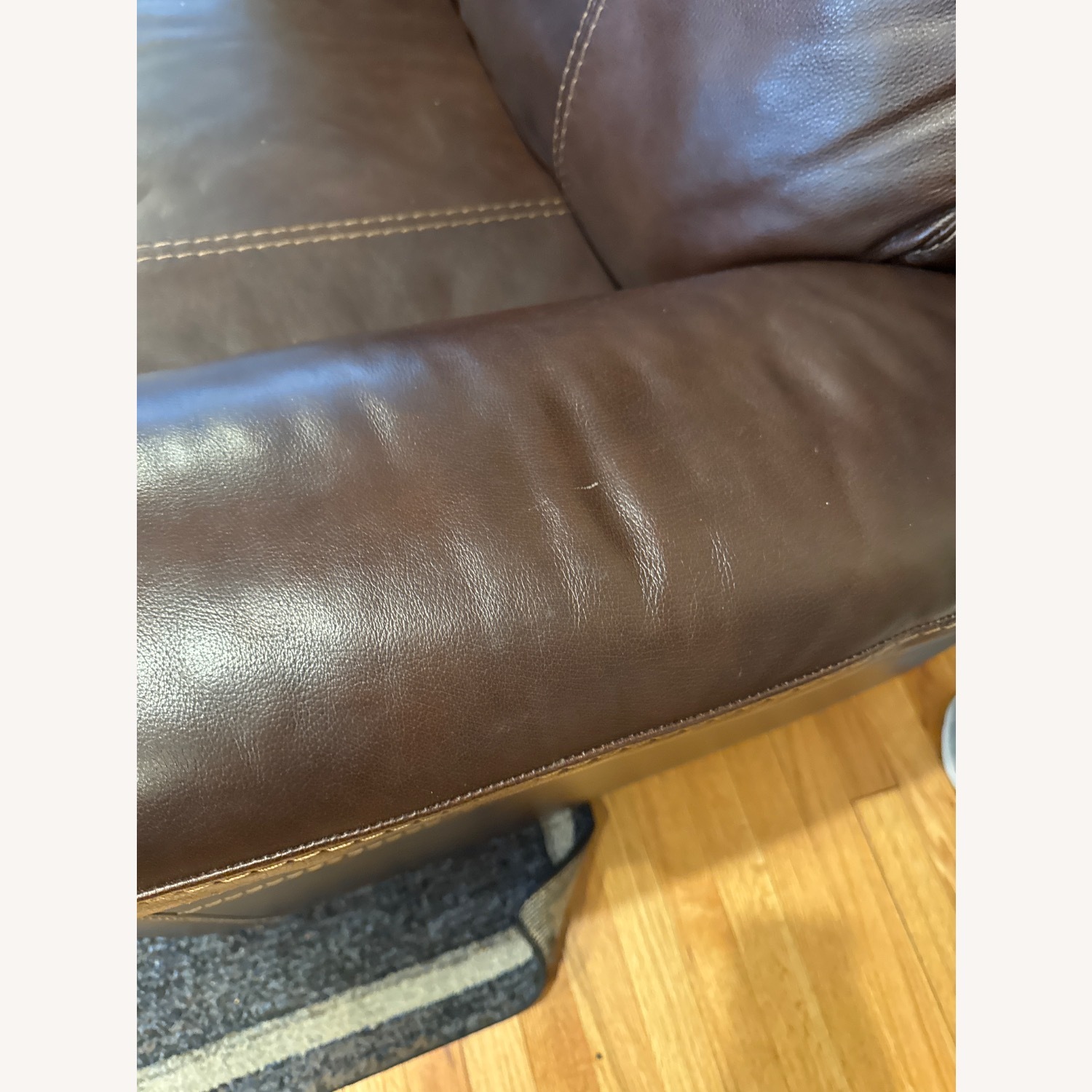 Leather Power Recliner Sofa - image-2