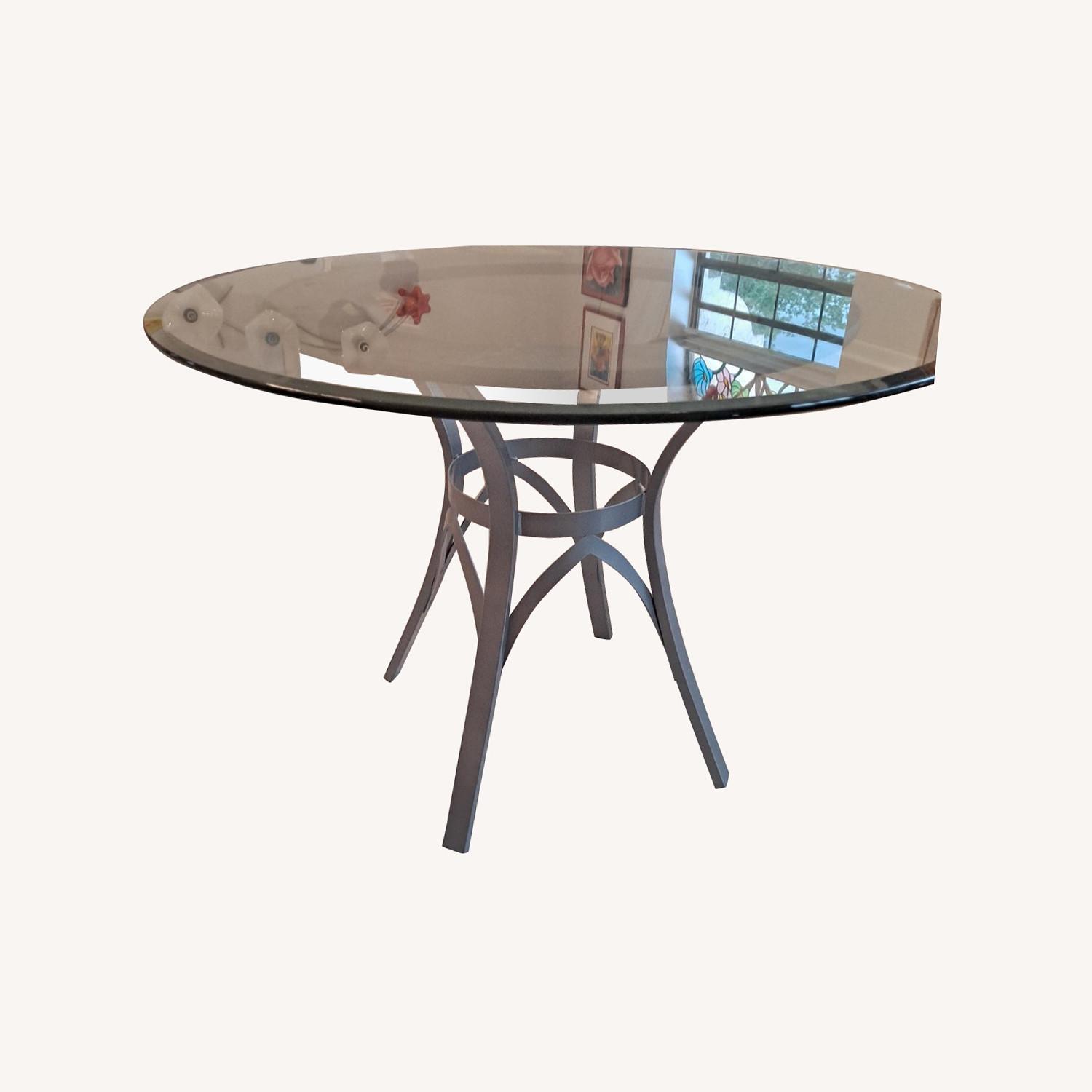 High Class Dining Group Glass Top - image-0