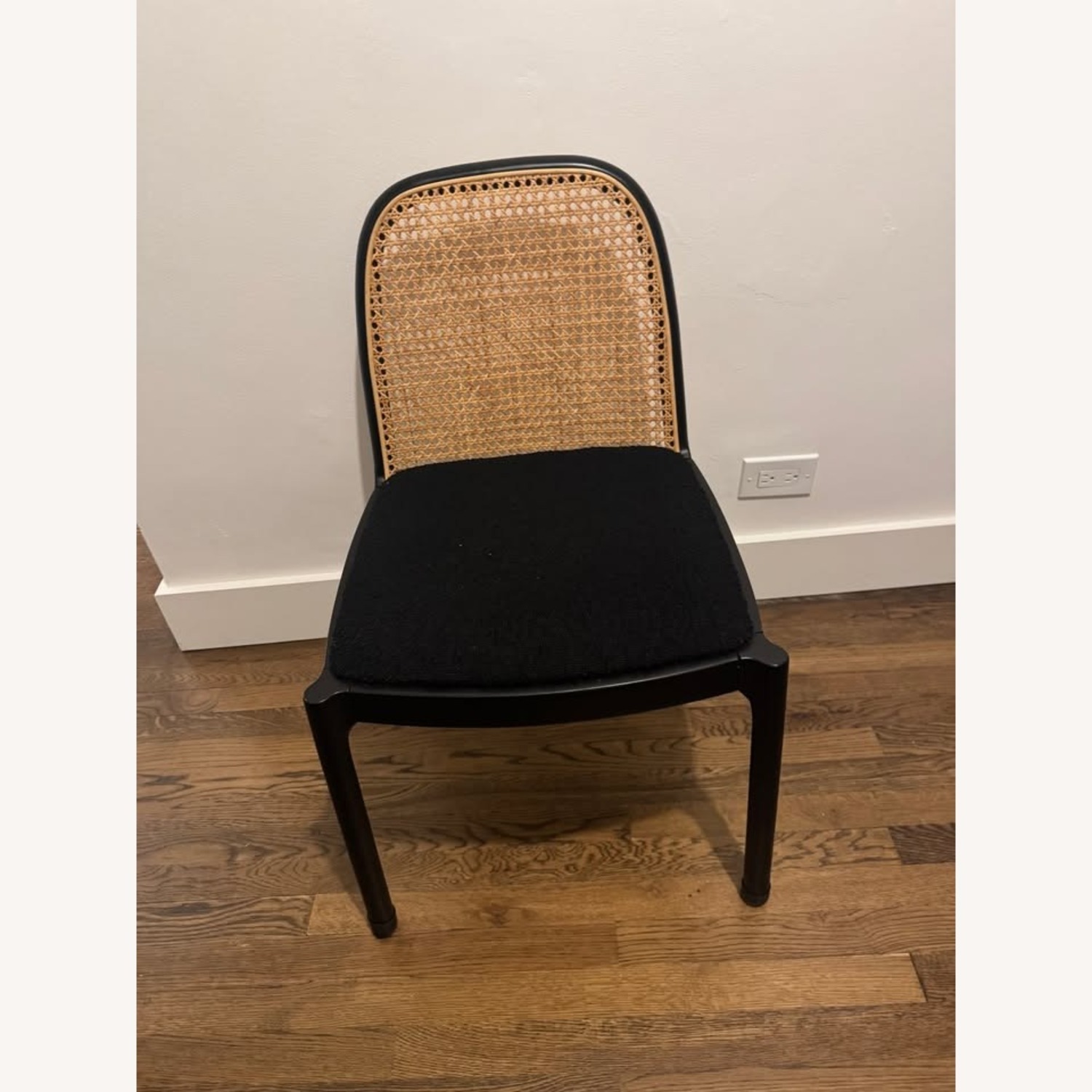 CB2 Nadia Black Cane Dining Chairs – Set of 4 - image-2