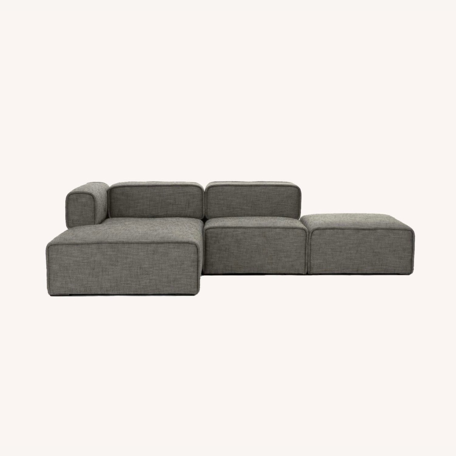 Article Quadra Right Chaise Sofa (Mineral Taupe) - image-0