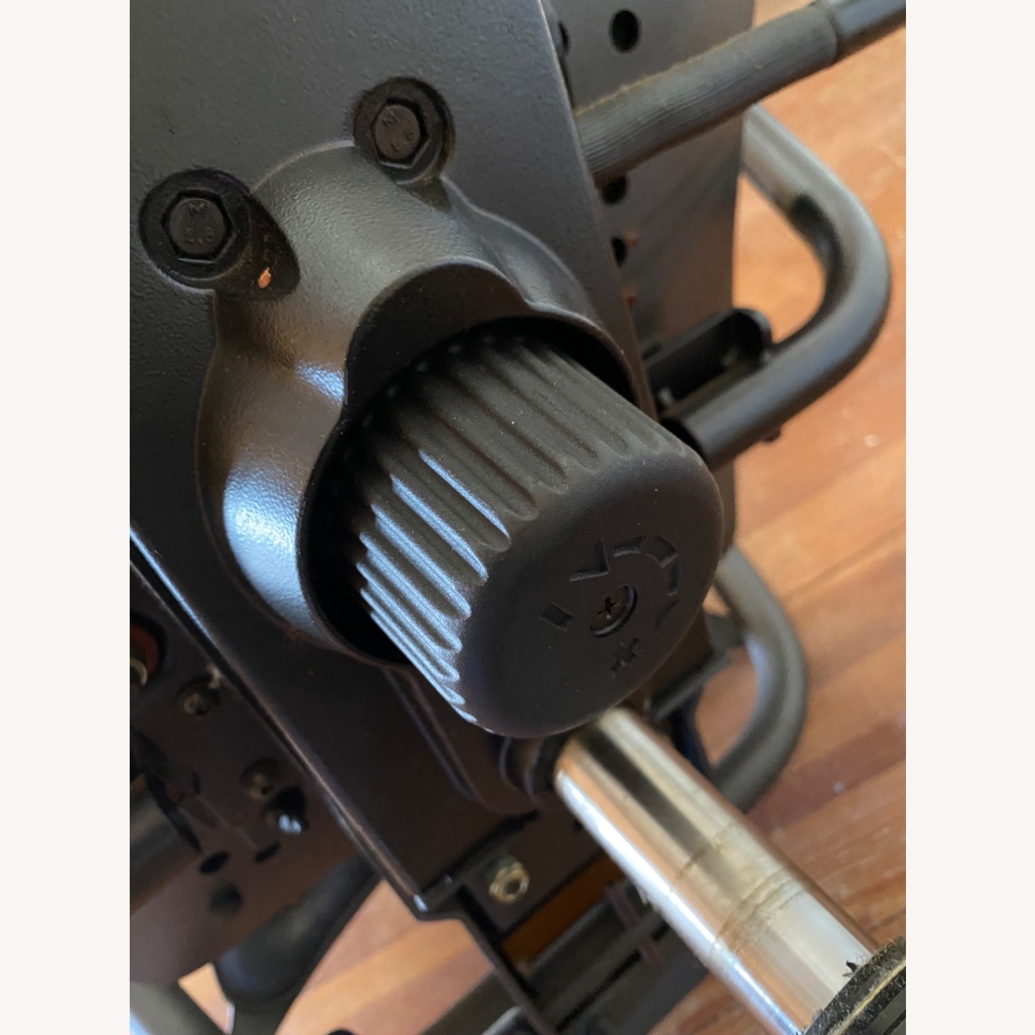 Design Within Reach Black Leather Wrapped Office Arm Chair - image-8