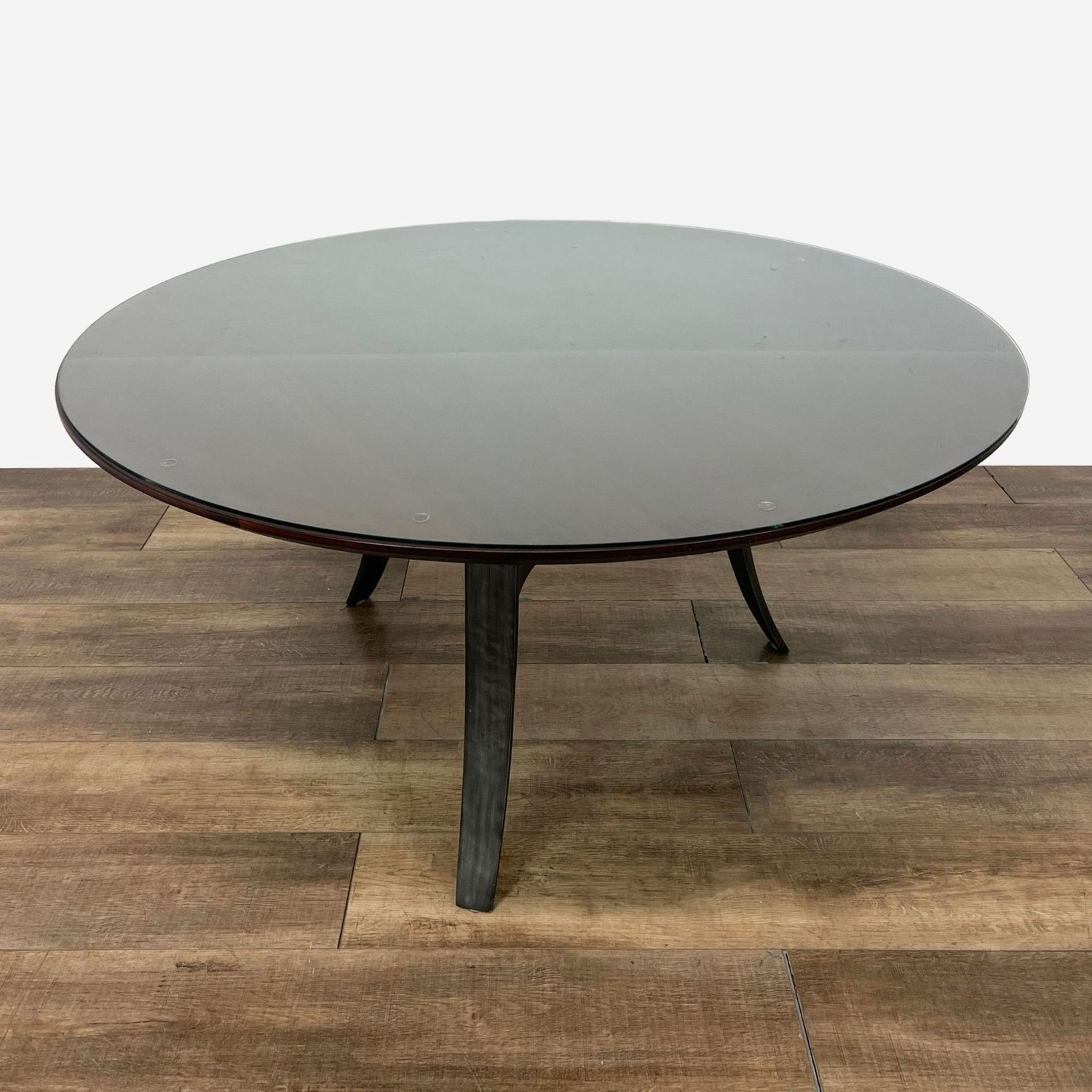Crate & Barrel Tahoe Round Dining Table - image-5