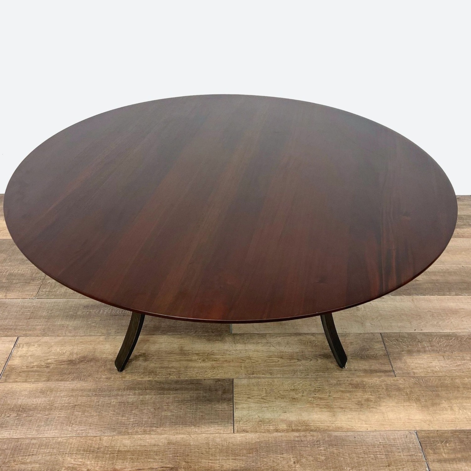 Crate & Barrel Tahoe Round Dining Table - image-1