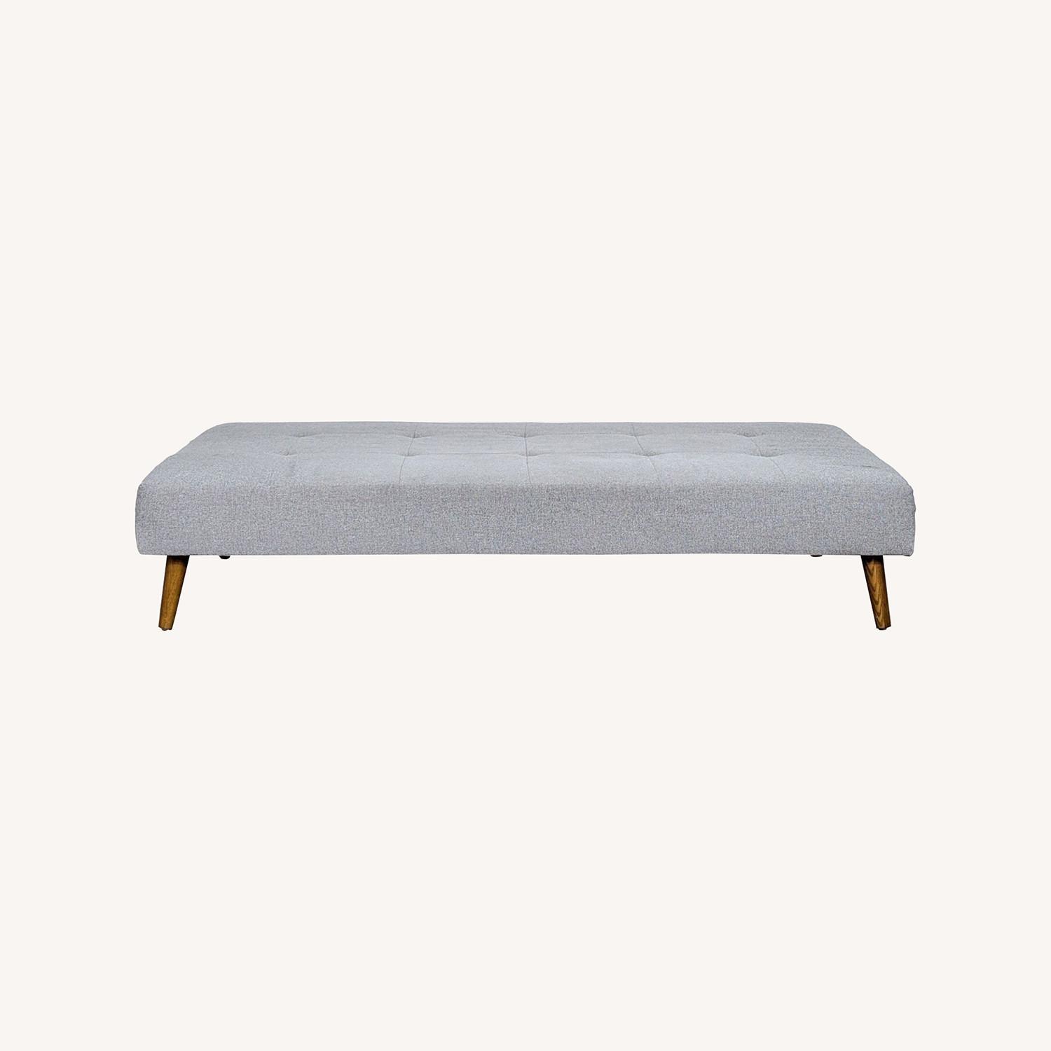 West Elm Modern Gray Upholstered Daybed - image-0