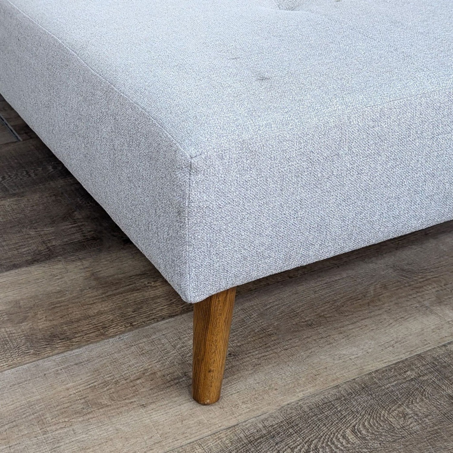 West Elm Modern Gray Upholstered Daybed - image-4