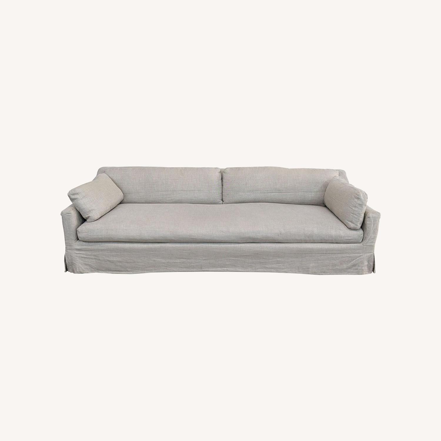 Restoration Hardware Belgian Track Arm Bench Seat - image-0