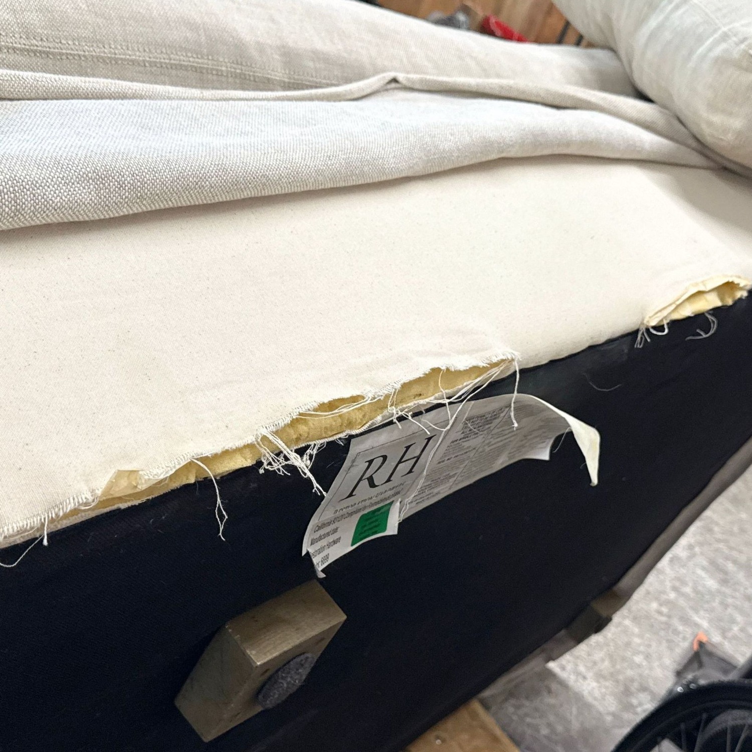 Restoration Hardware Belgian Track Arm Bench Seat - image-7