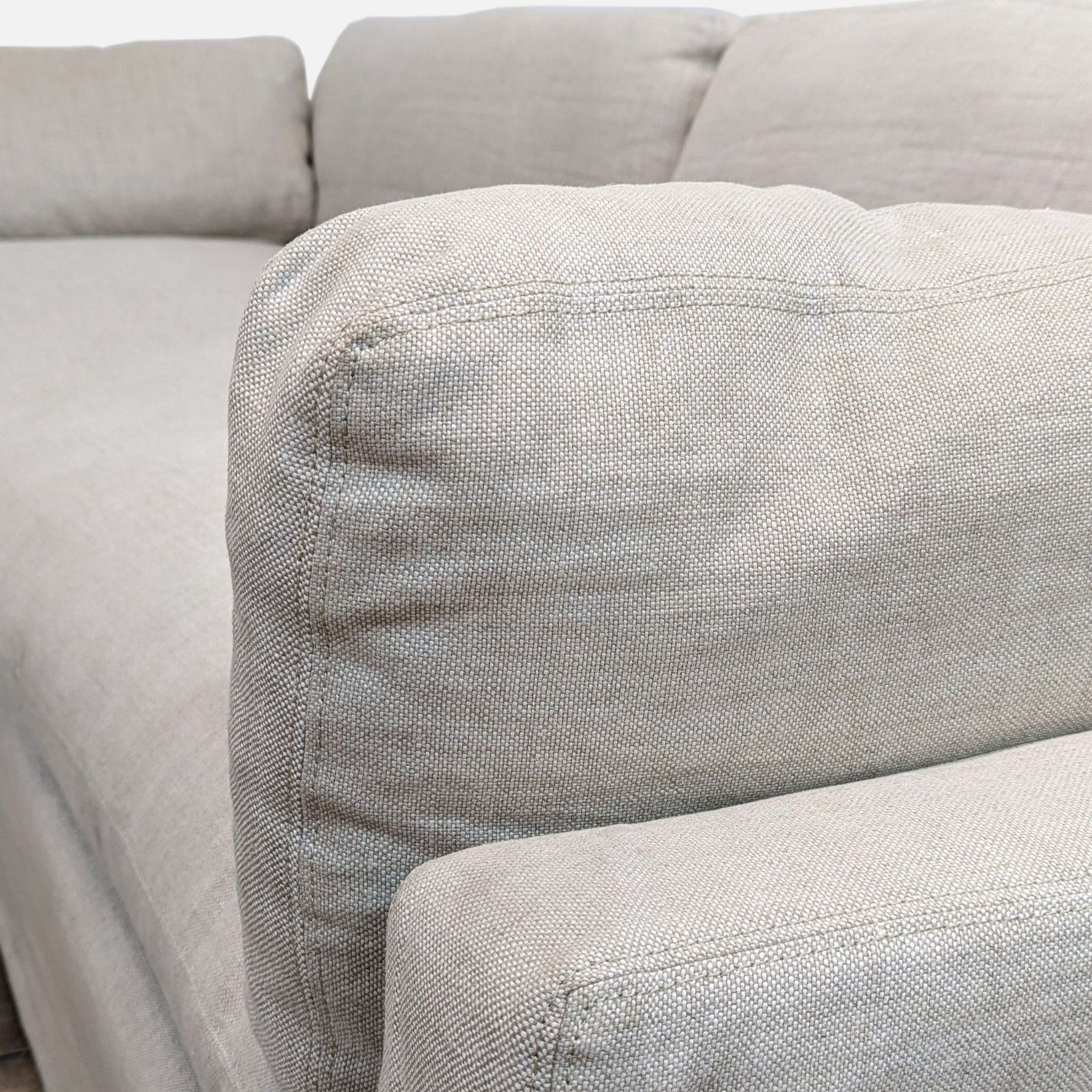 Restoration Hardware Belgian Track Arm Bench Seat - image-3