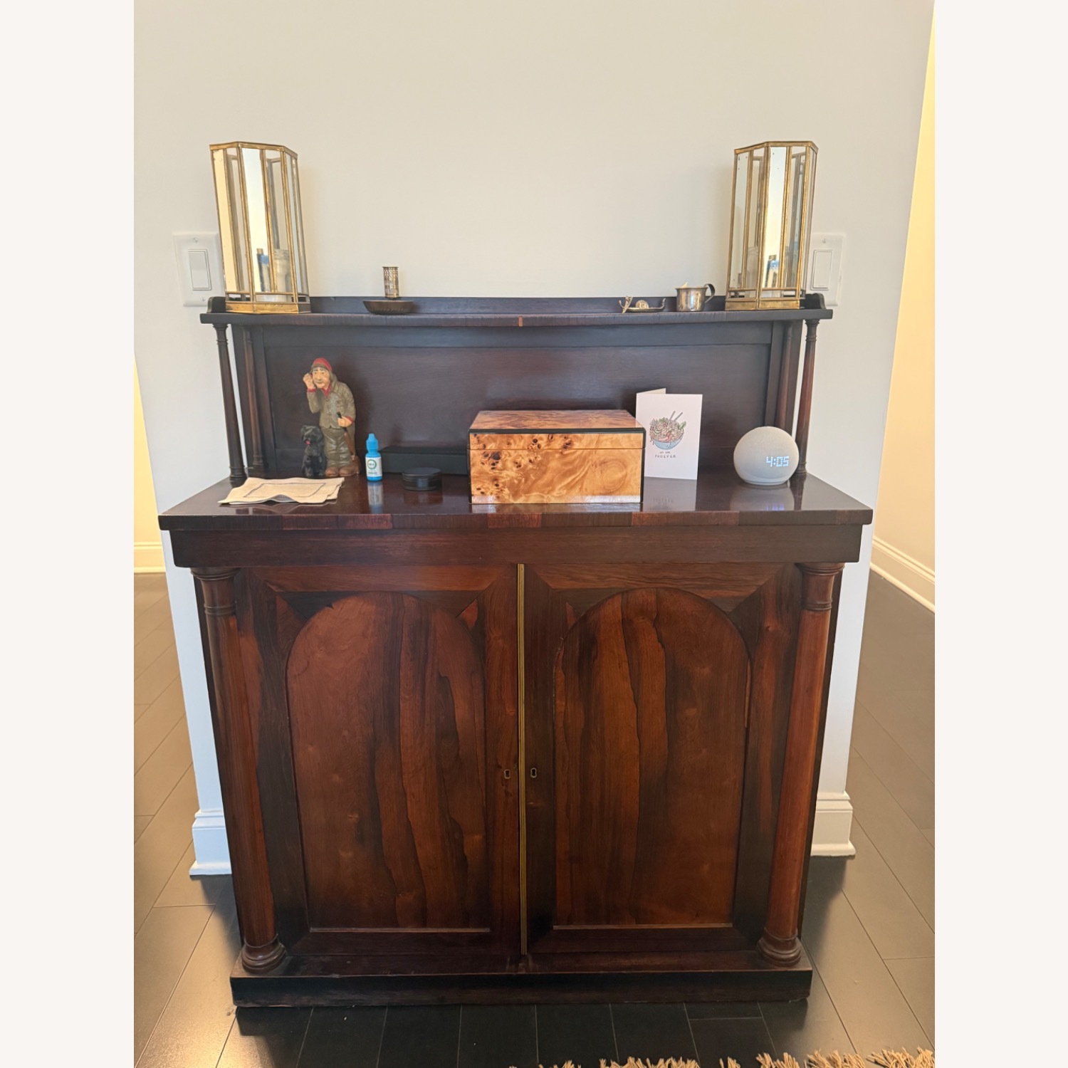 Antique Wooden Armoire - image-1