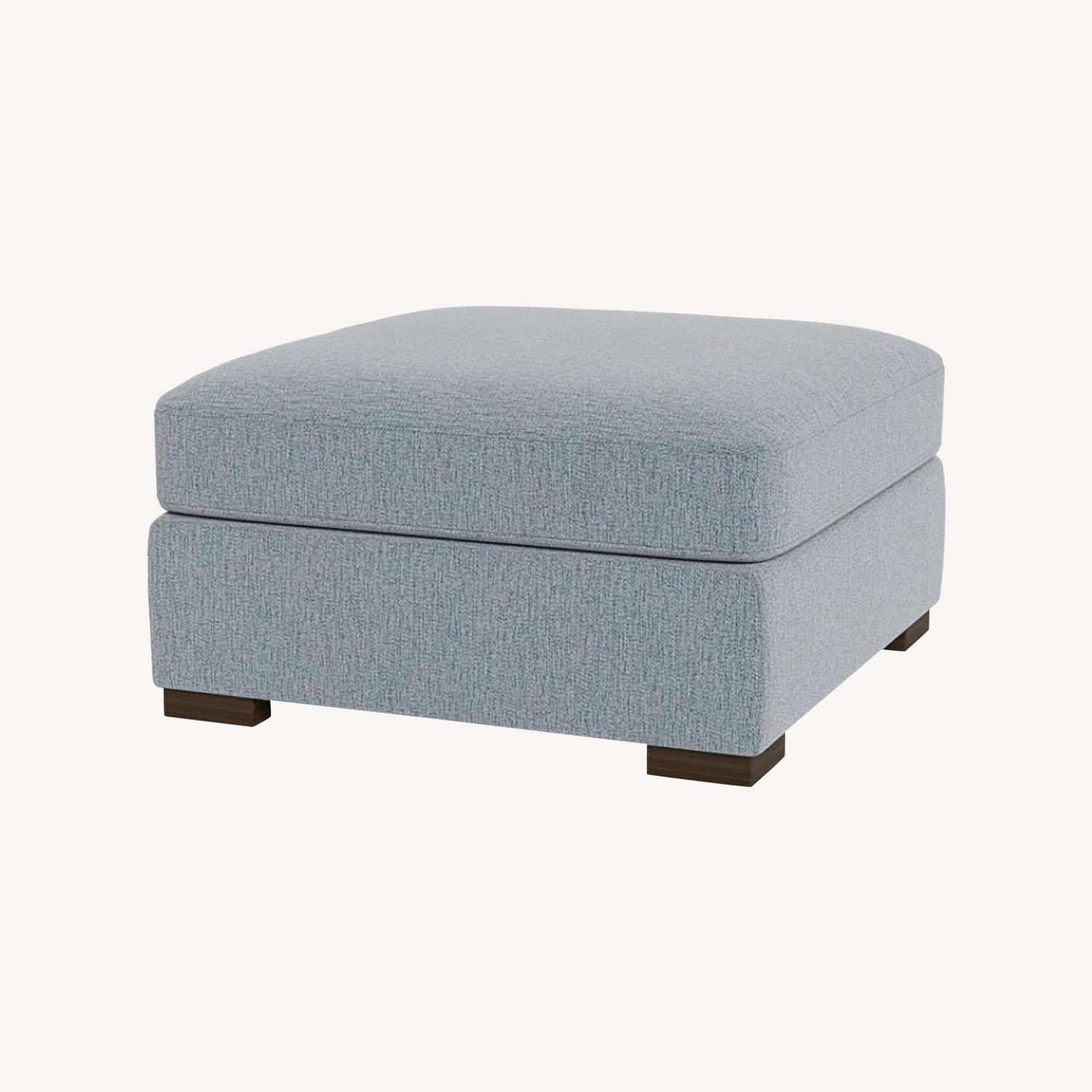Scarlett Square Ottoman in Misty by Interior Define - image-0
