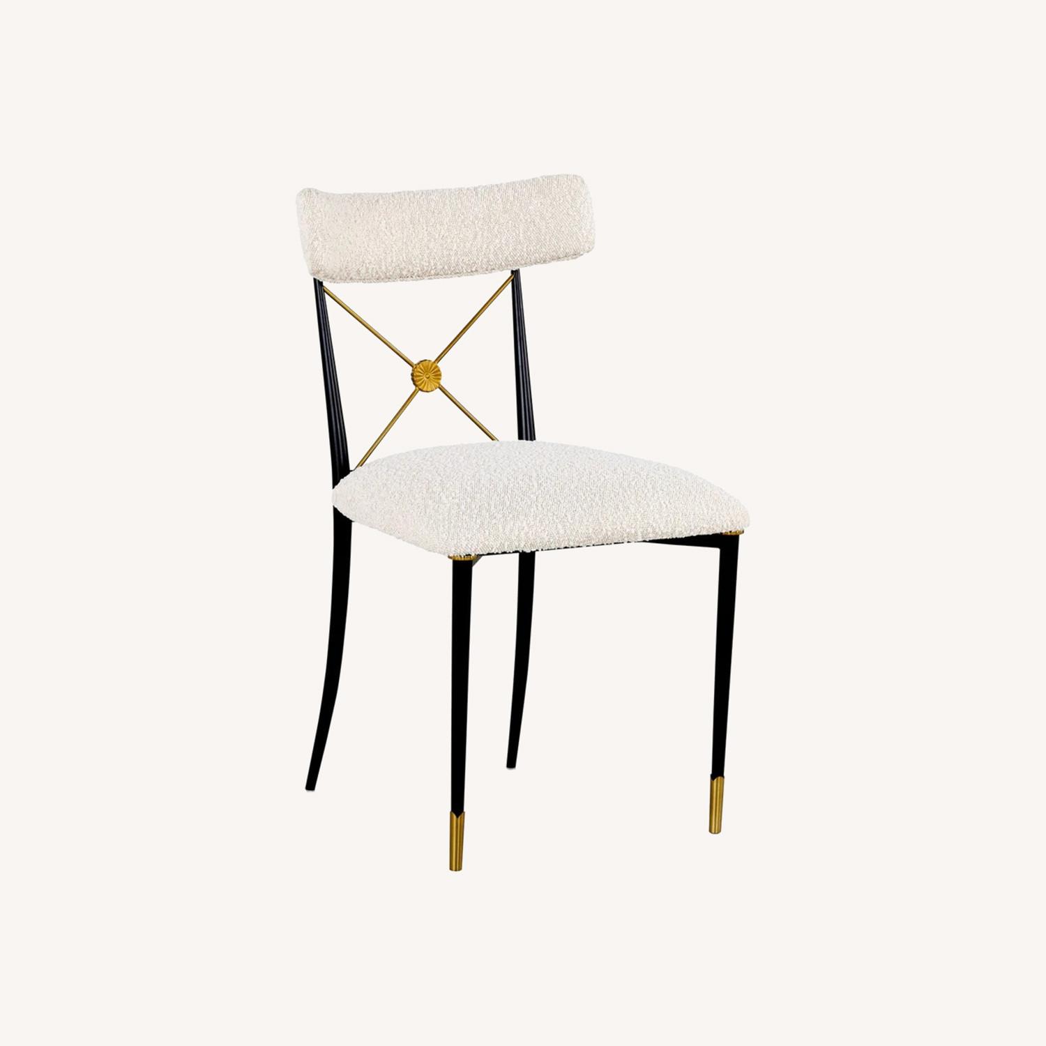 Set of 2 Jonathan Adler Rider Dining Chairs - image-0