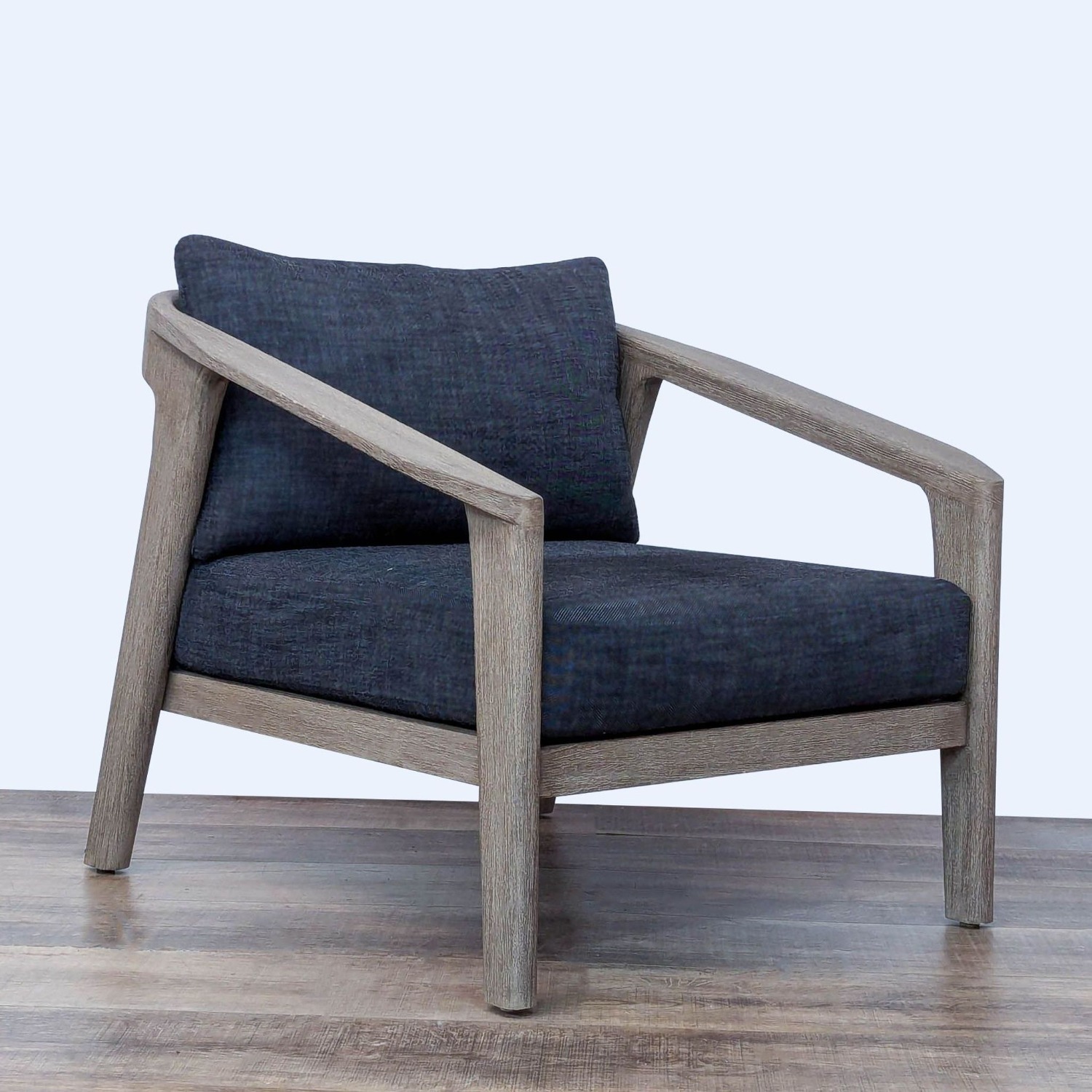 Restoration Hardware Malta Teak Lounge Chair - image-1