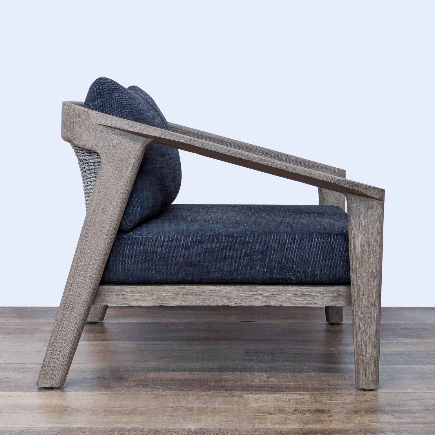 Restoration Hardware Malta Teak Lounge Chair - image-9