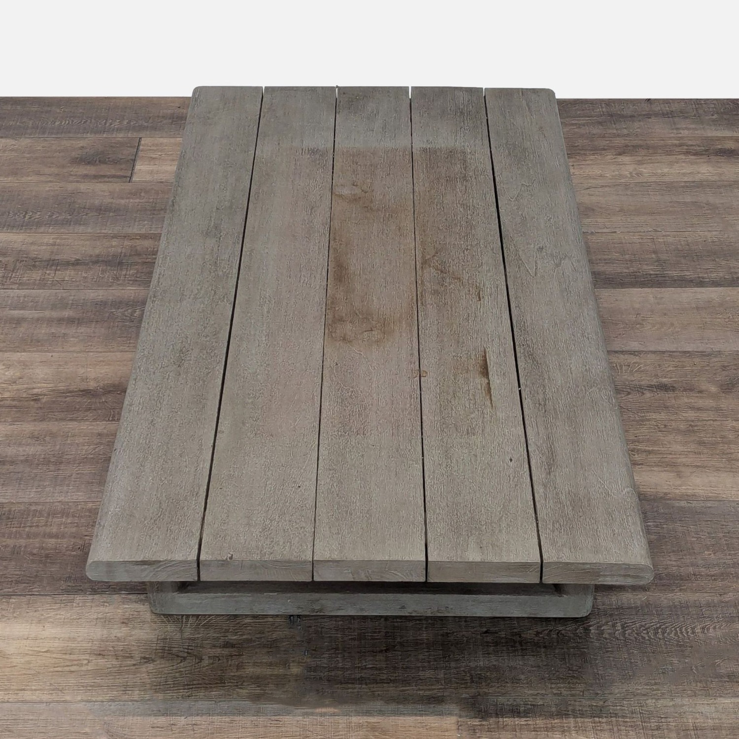 Restoration Hardware Mesa Outdoor Weathered Teak Table - image-4