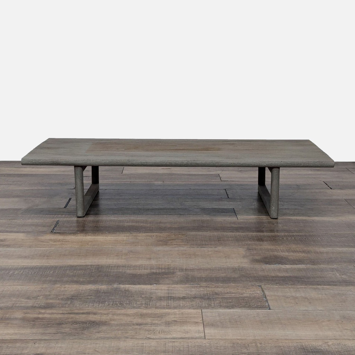 Restoration Hardware Mesa Outdoor Weathered Teak Table - image-7