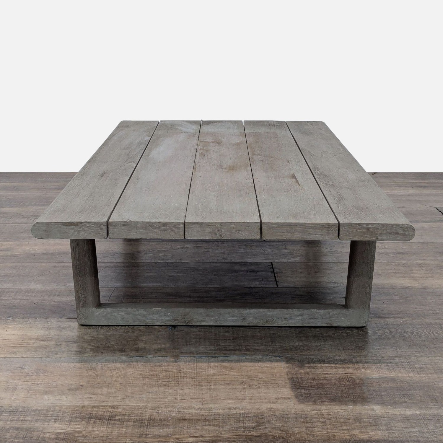 Restoration Hardware Mesa Outdoor Weathered Teak Table - image-6