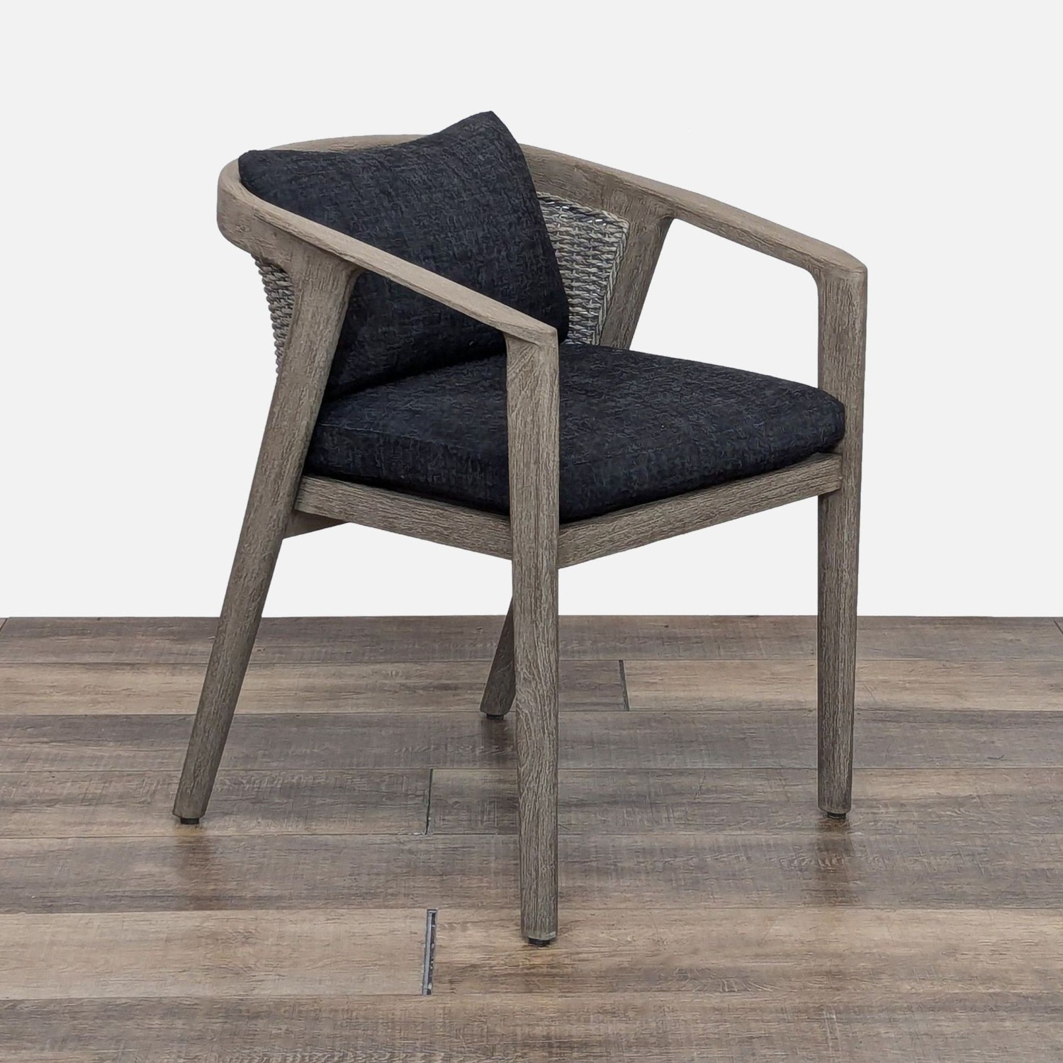 Restoration Hardware Malta Weathered Teak Chair - image-8