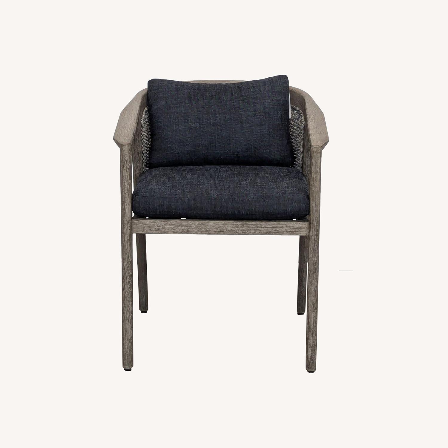 Restoration Hardware Malta Weathered Teak Chair - image-0