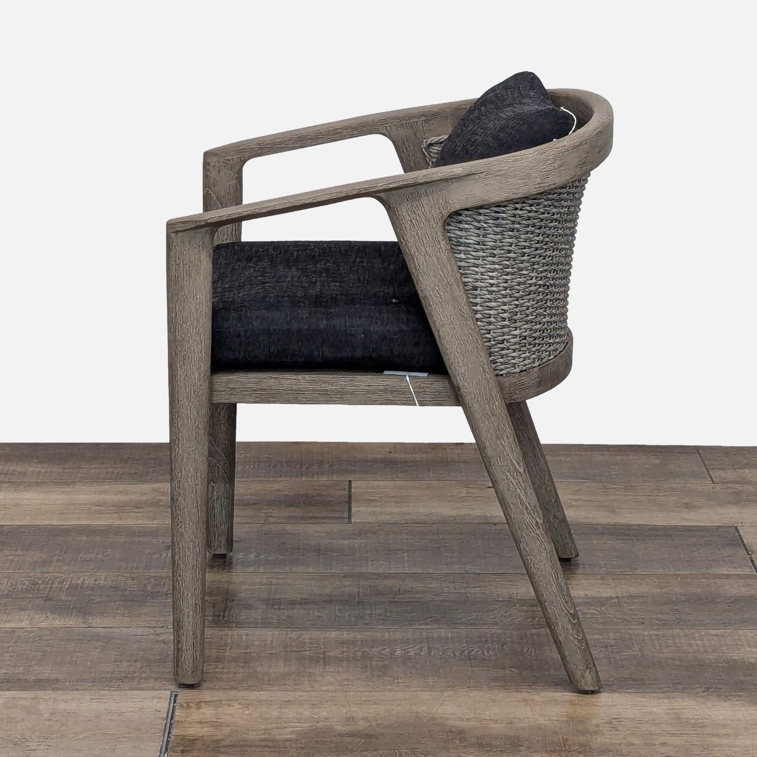 Restoration Hardware Malta Weathered Teak Chair - image-9
