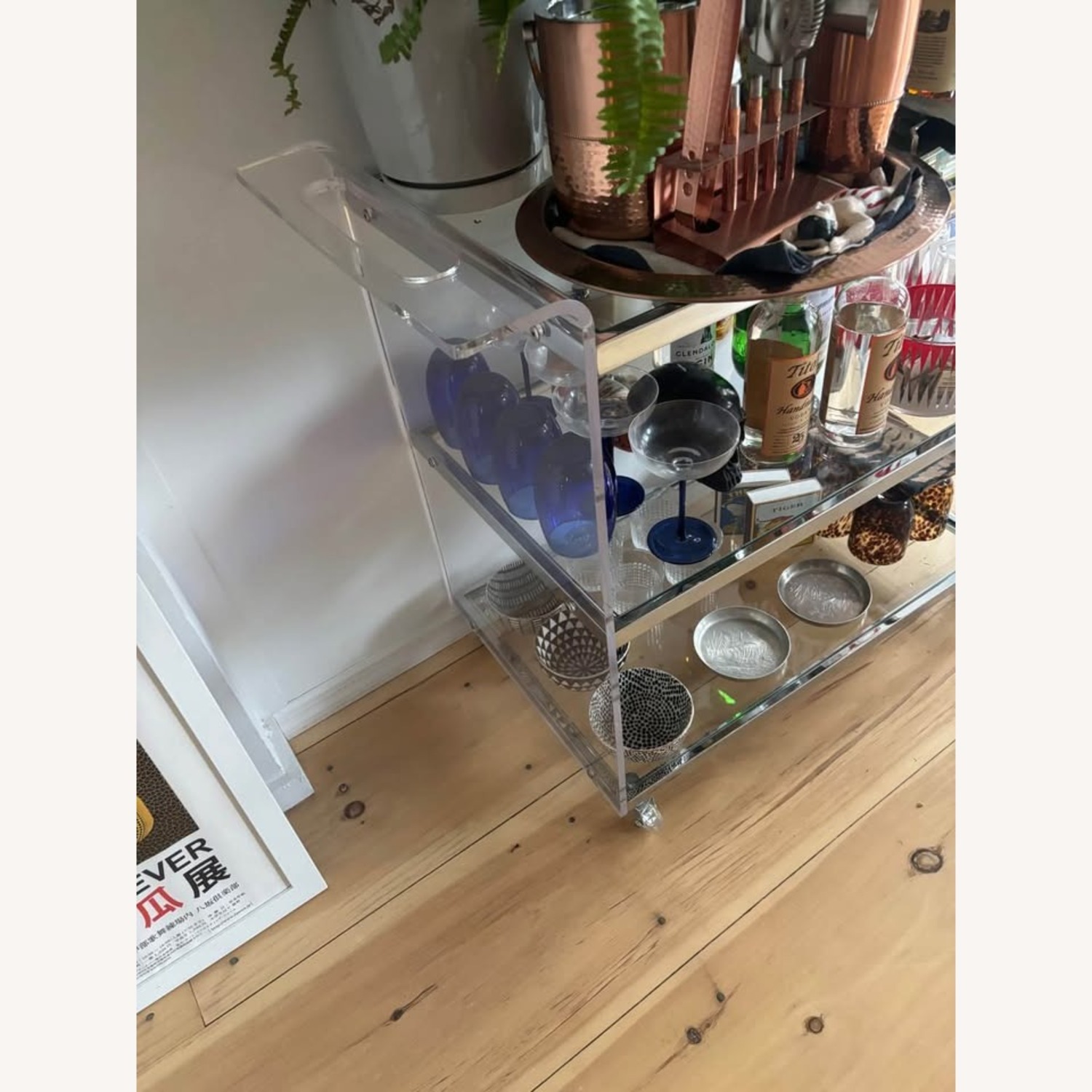 Digennaro Acrylic Bar Cart - image-4