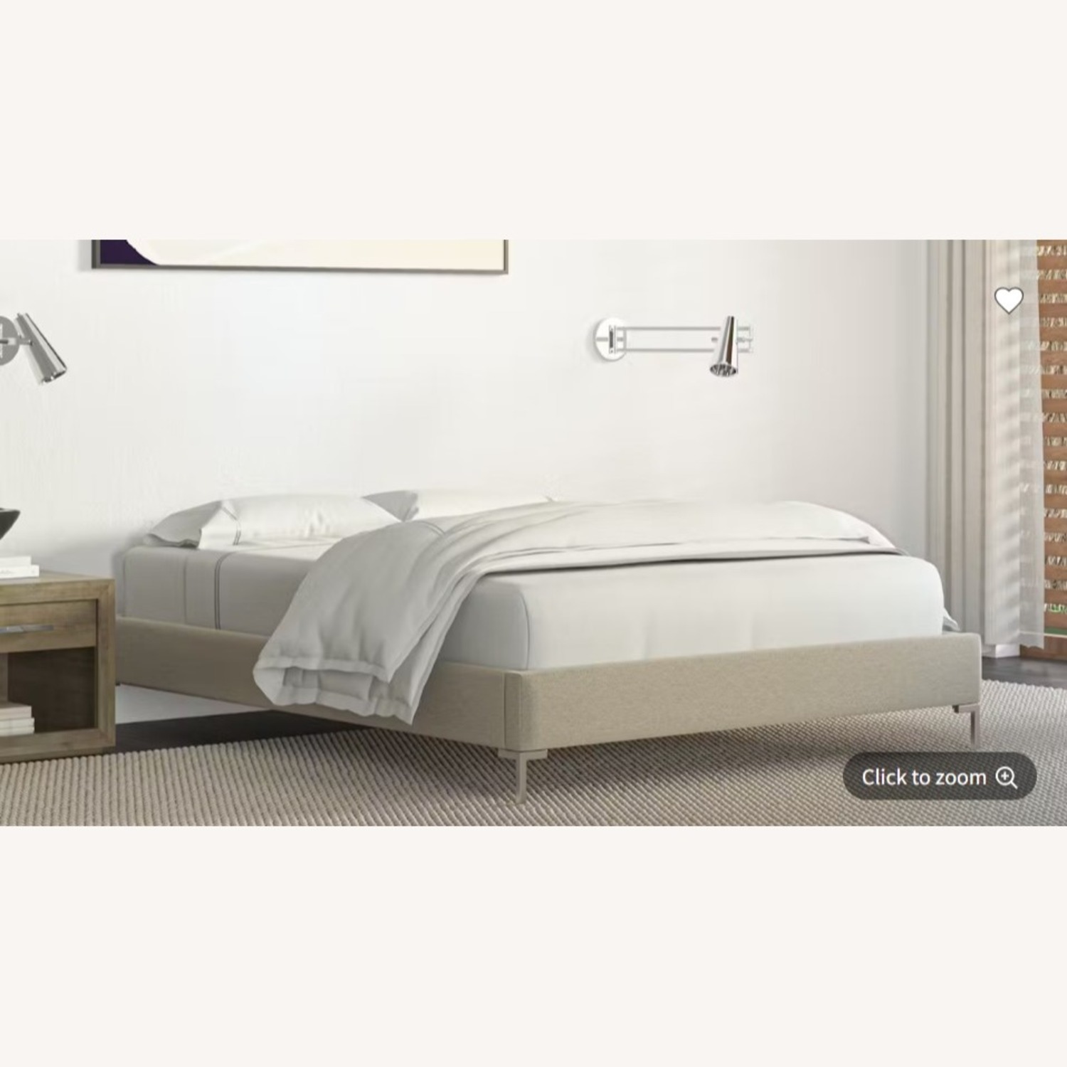 Sleek Saatva Platform Bed - image-1