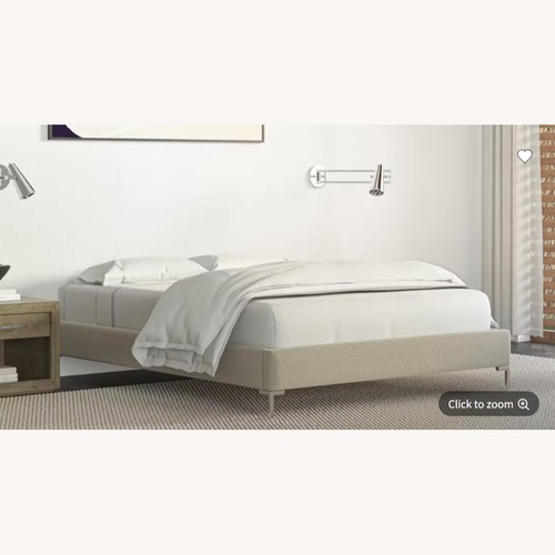 Used Sleek Saatva Platform Bed for sale on AptDeco
