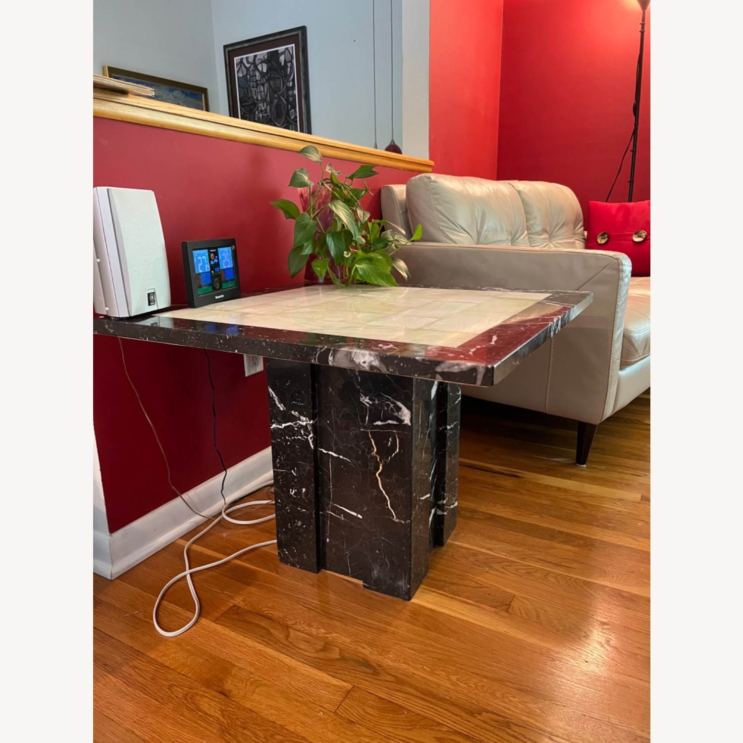 Marble Tiled Side Table - image-7